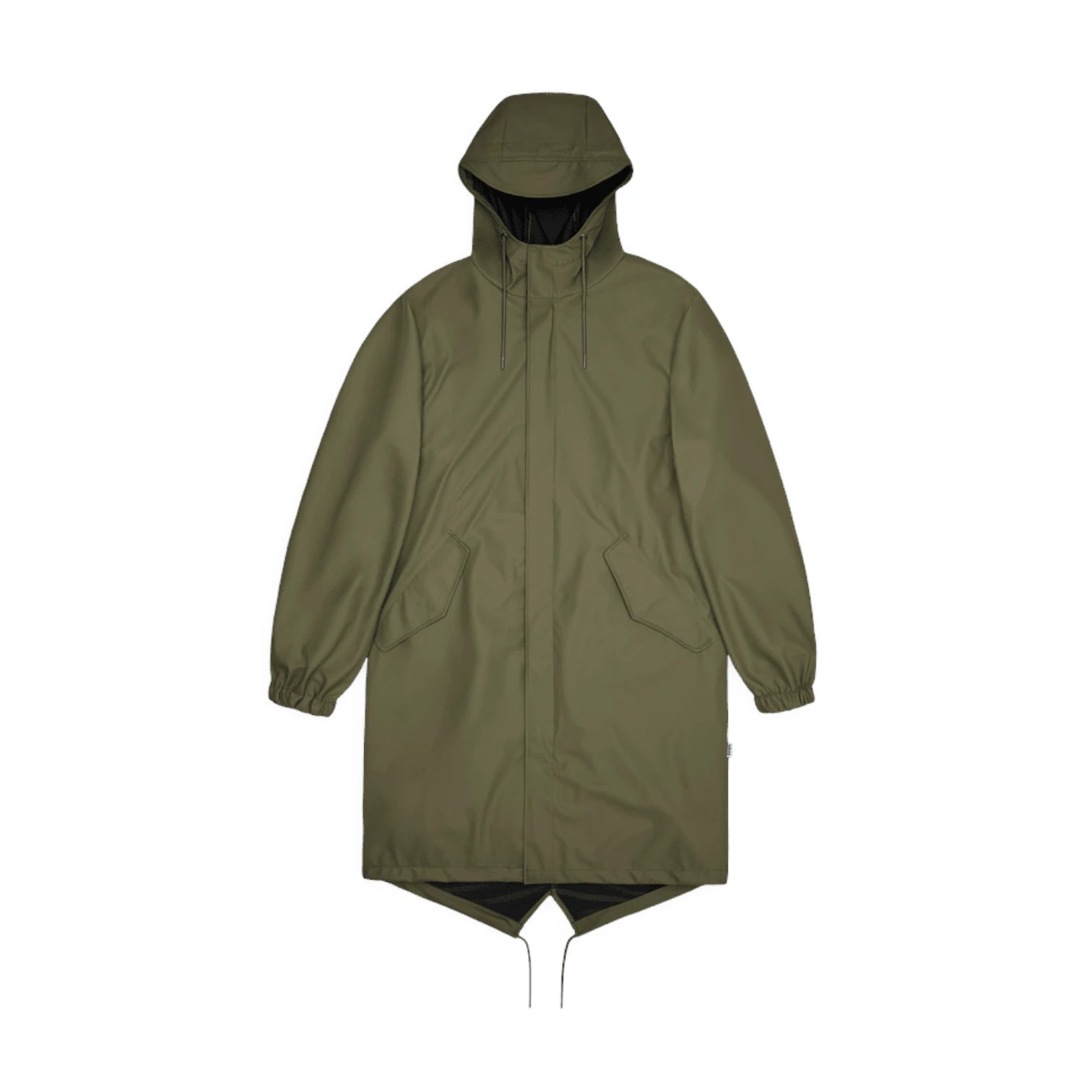 '- ["Abbigliamento","Donna","FW25","Giacche","Rains"] - Giacche Donna Rains Fishtail Parka(W3) Polyester Marsh 18140-MAS - Lupis SRL