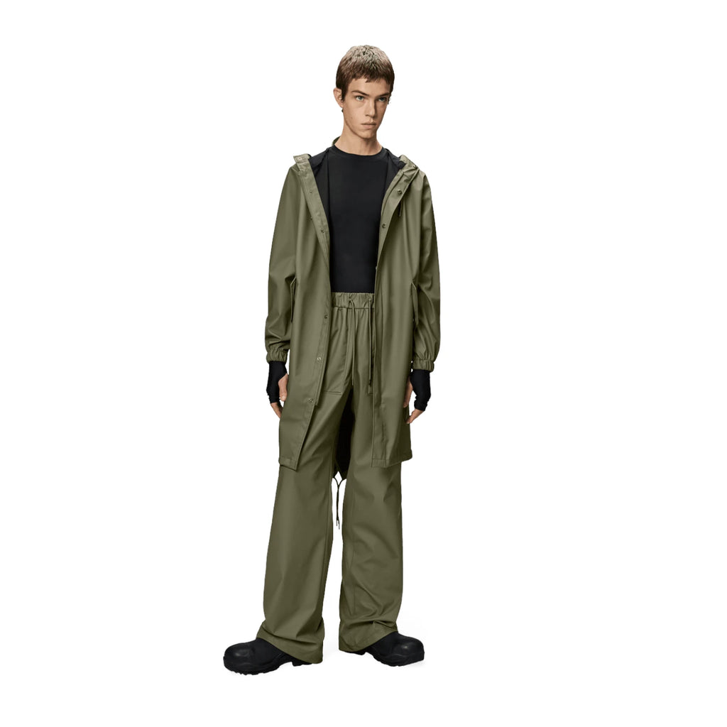 '- ["Abbigliamento","Donna","FW25","Giacche","Rains"] - Giacche Donna Rains Fishtail Parka(W3) Polyester Marsh 18140-MAS - Lupis SRL