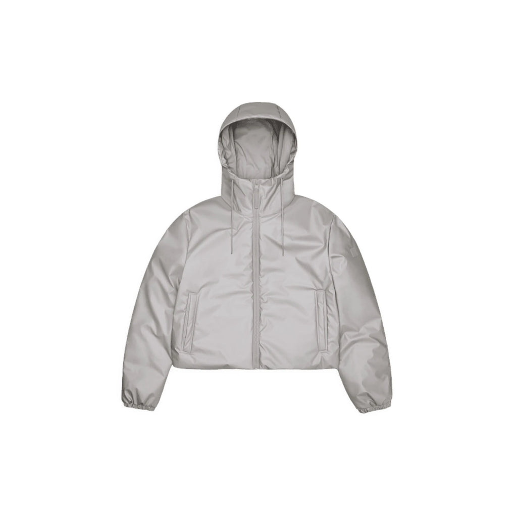 '- ["Abbigliamento","Donna","FW25","Giacche","Rains"] - Giacche Donna Rains Lohja Short Jacket W3T1 Polyester Nimbus 15780 Nbs - Lupis SRL