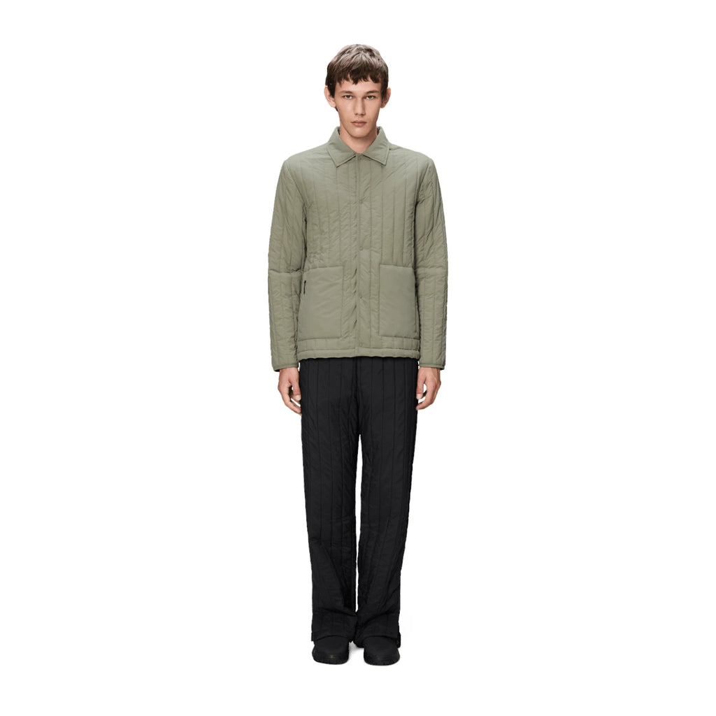 '- ["Abbigliamento","Donna","FW25","Giacche","Rains","Unisex","Uomo"] - Giacche Unisex Rains Banja Liner Overshirt T1 Polyester Drift 21880-DFT - Lupis SRL