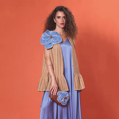 Gilet Con Rouche L'Avventura Biscotto Kontessa