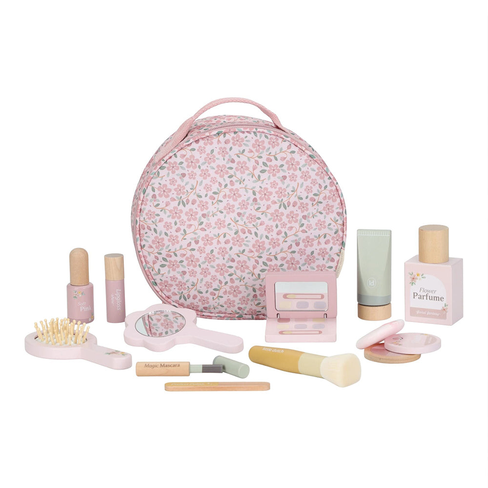 '- ["Accessori","FW25","Giocattoli","Infant","Kids","Little Dutch","Toddler"] - Giocattolo Little Dutch Beauty case e set trucco In Legno LD2515 - Lupis SRL