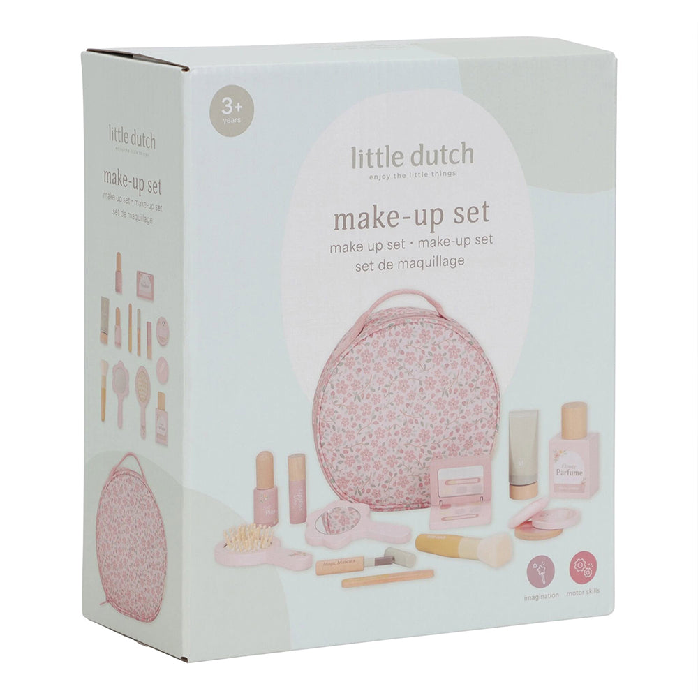 '- ["Accessori","FW25","Giocattoli","Infant","Kids","Little Dutch","Toddler"] - Giocattolo Little Dutch Beauty case e set trucco In Legno LD2515 - Lupis SRL