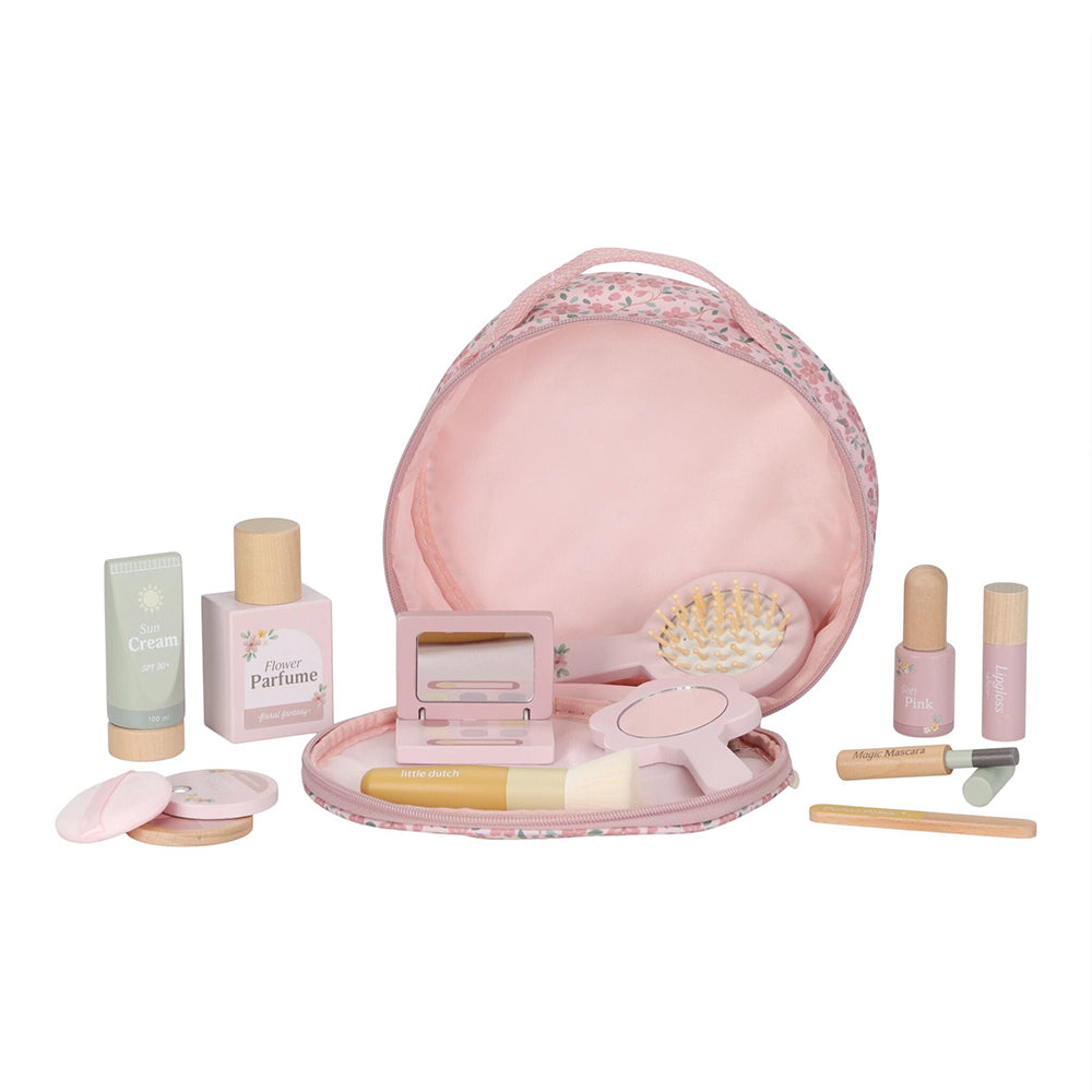 '- ["Accessori","FW25","Giocattoli","Infant","Kids","Little Dutch","Toddler"] - Giocattolo Little Dutch Beauty case e set trucco In Legno LD2515 - Lupis SRL
