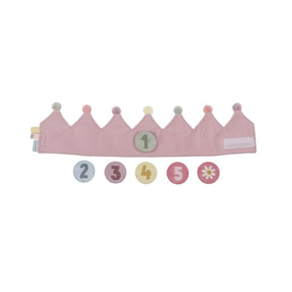 '- ["Accessori","FW25","Giocattoli","Infant","Kids","Little Dutch","Toddler"] - Giocattolo Little Dutch Corona Compleanno con numeri rosa LD4515 - Lupis SRL