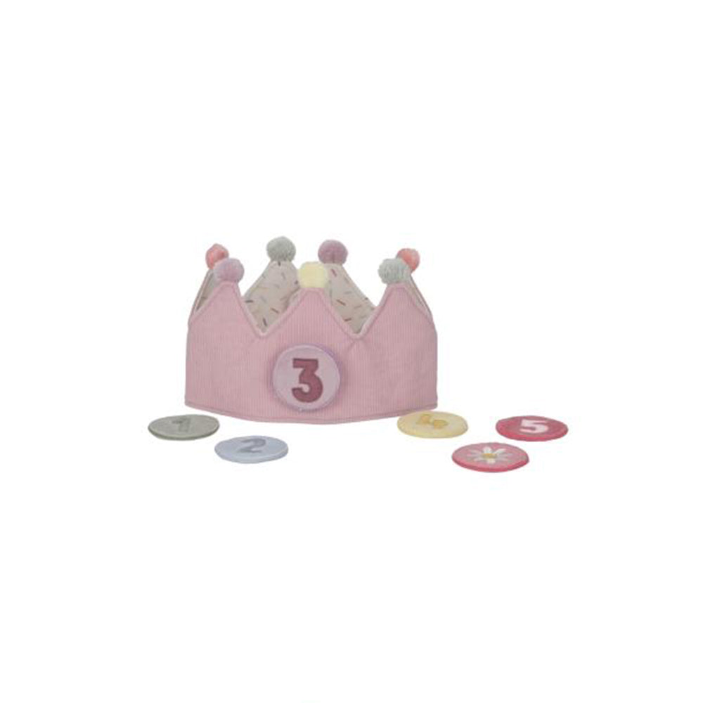 '- ["Accessori","FW25","Giocattoli","Infant","Kids","Little Dutch","Toddler"] - Giocattolo Little Dutch Corona Compleanno con numeri rosa LD4515 - Lupis SRL