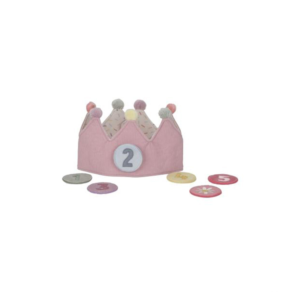 '- ["Accessori","FW25","Giocattoli","Infant","Kids","Little Dutch","Toddler"] - Giocattolo Little Dutch Corona Compleanno con numeri rosa LD4515 - Lupis SRL