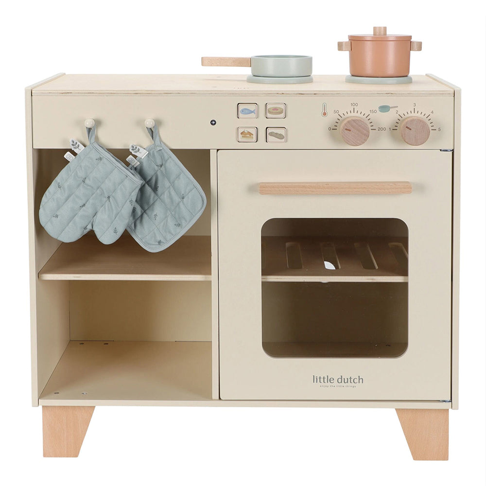 '- ["Accessori","FW25","Giocattoli","Infant","Kids","Little Dutch","Toddler"] - Giocattolo Little Dutch Cucina In Legno Limited Edition LD2498 - Lupis SRL