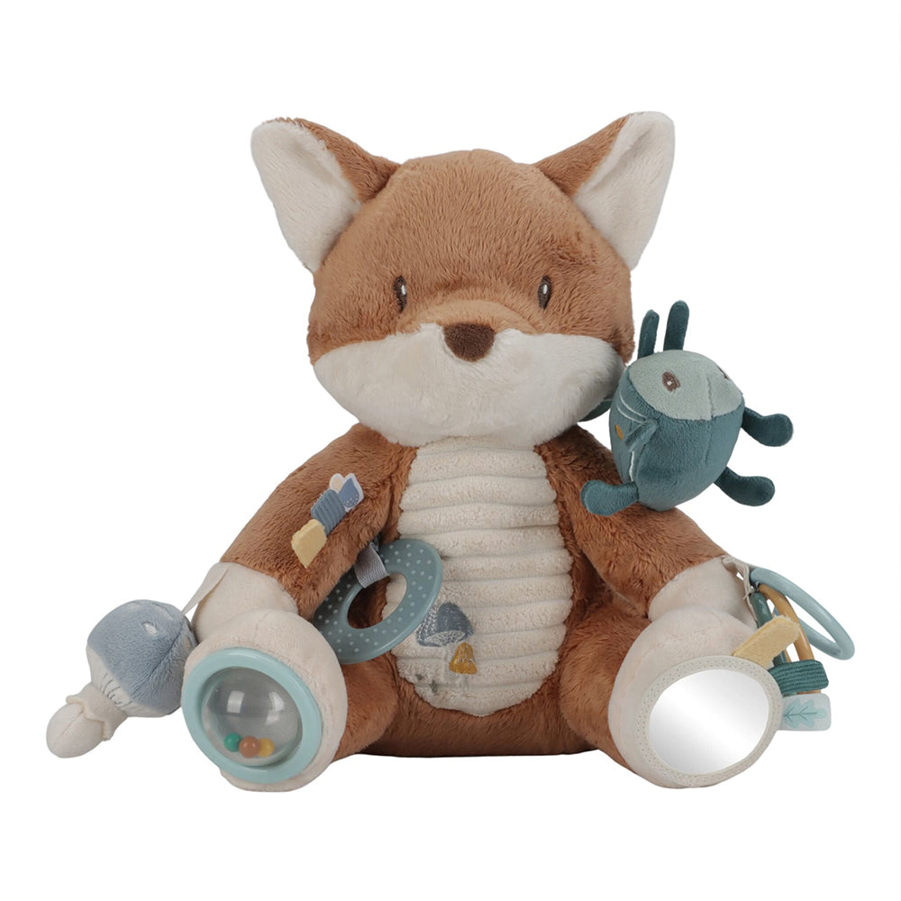 '- ["Accessori","FW25","Giocattoli","Infant","Kids","Little Dutch","Toddler"] - Giocattolo Little Dutch Peluche Multi Attività Volpe Forest Friends LD8918 - Lupis SRL