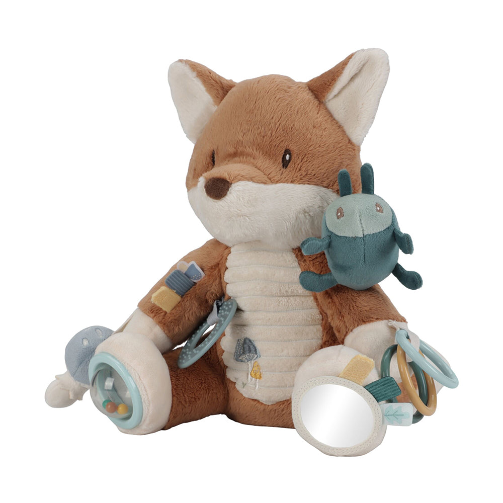 '- ["Accessori","FW25","Giocattoli","Infant","Kids","Little Dutch","Toddler"] - Giocattolo Little Dutch Peluche Multi Attività Volpe Forest Friends LD8918 - Lupis SRL