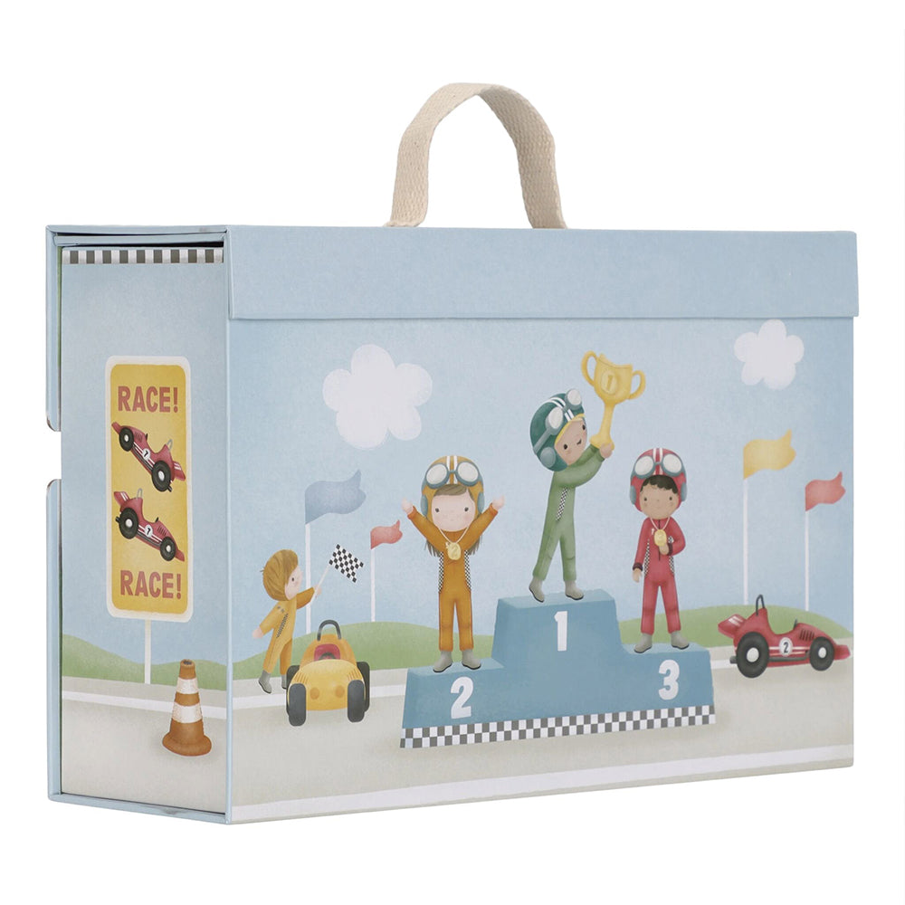 '- ["Accessori","FW25","Giocattoli","Infant","Kids","Little Dutch","Toddler"] - Giocattolo Little Dutch Pista da corsa In Legno e macchinine In Legno LD2524 - Lupis SRL