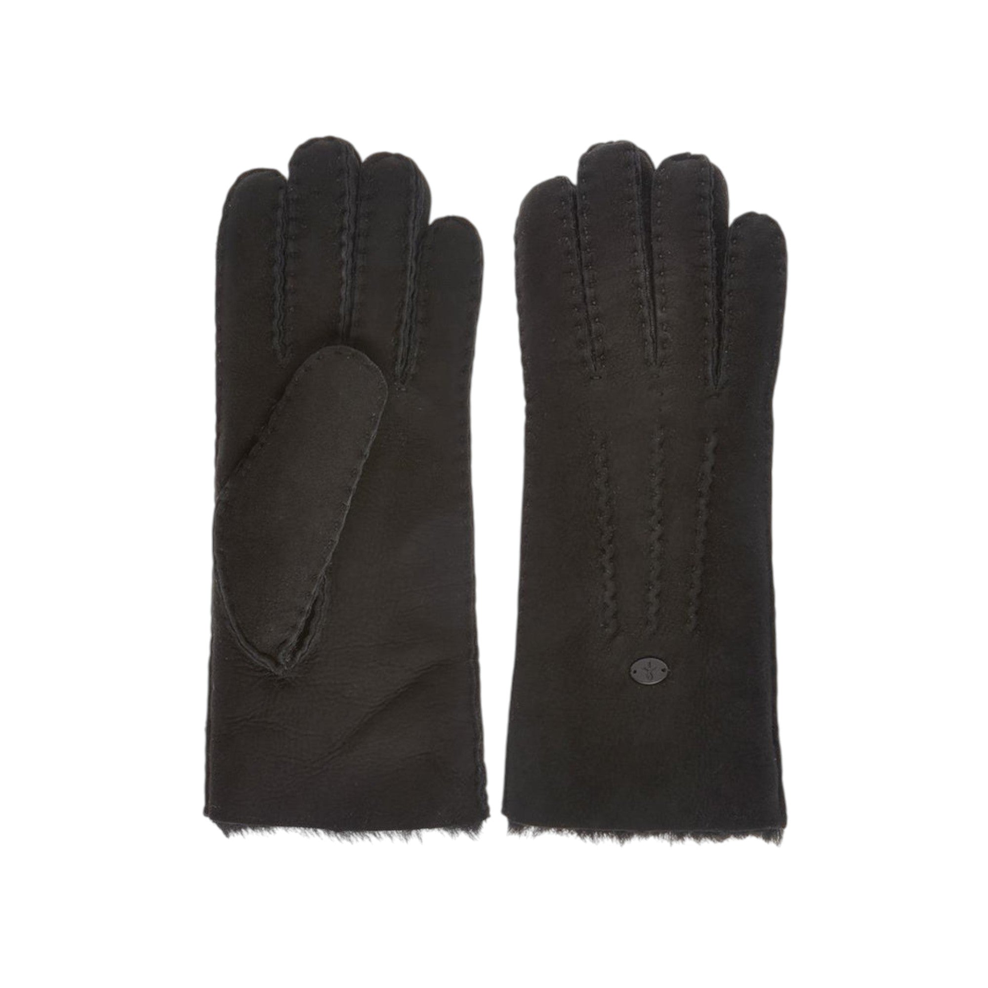 '- ["Abbigliamento","Accessori","Donna","Emu","FW25","Guanti"] - Guanti Donna Emu Beech Forest Gloves - Lana Nero W1415-BLACK - Lupis SRL