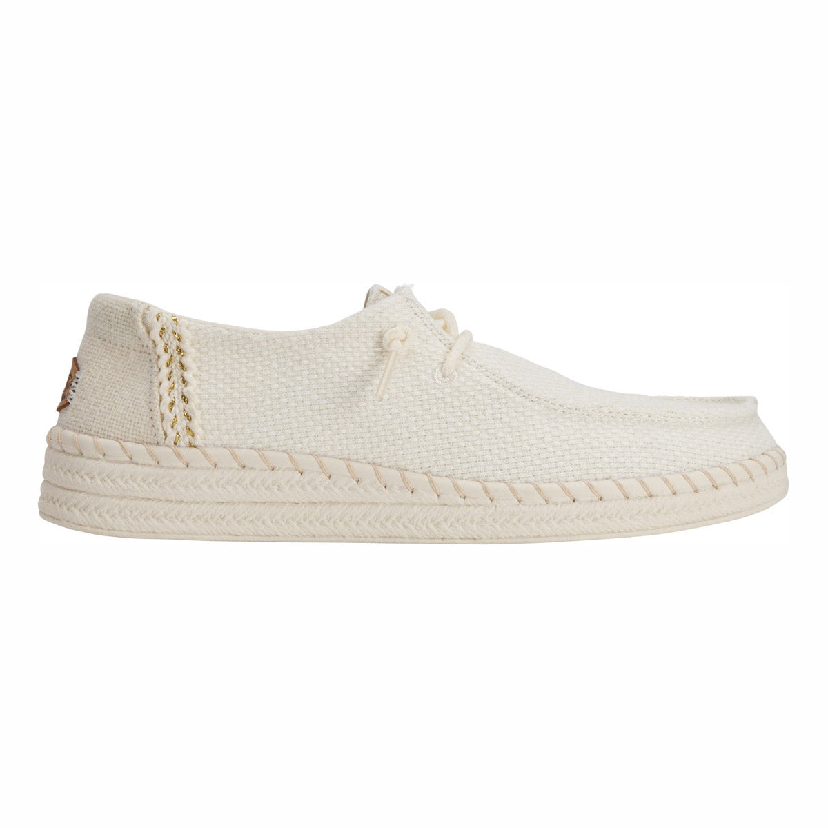 HEYDUDE Slip-On Donna Wendy Espadrille Woven White 43681-1