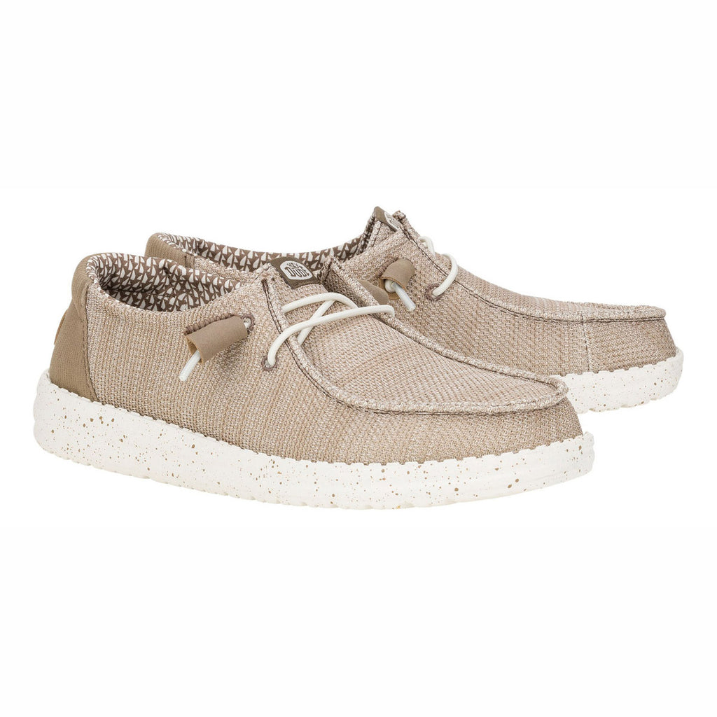 HEYDUDE Slip-On Donna Wendy Stretch Sox W Brown 41878-267