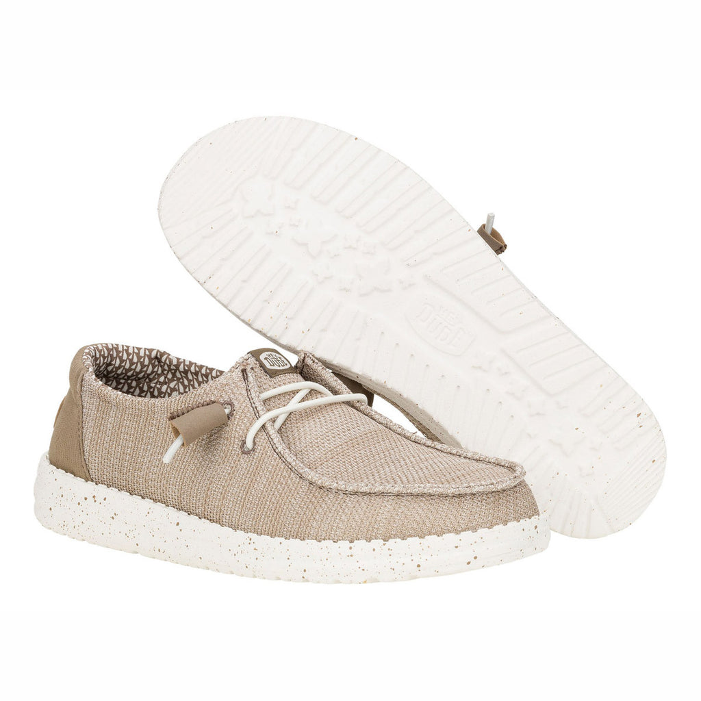 HEYDUDE Slip-On Donna Wendy Stretch Sox W Brown 41878-267