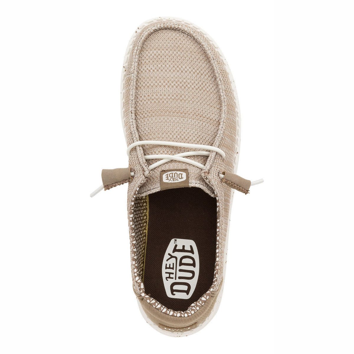 HEYDUDE Slip-On Donna Wendy Stretch Sox W Brown 41878-267