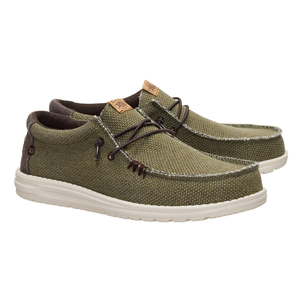 HEYDUDE Slip-On Unisex Wally Braided Burnt Olive 40003-3CI