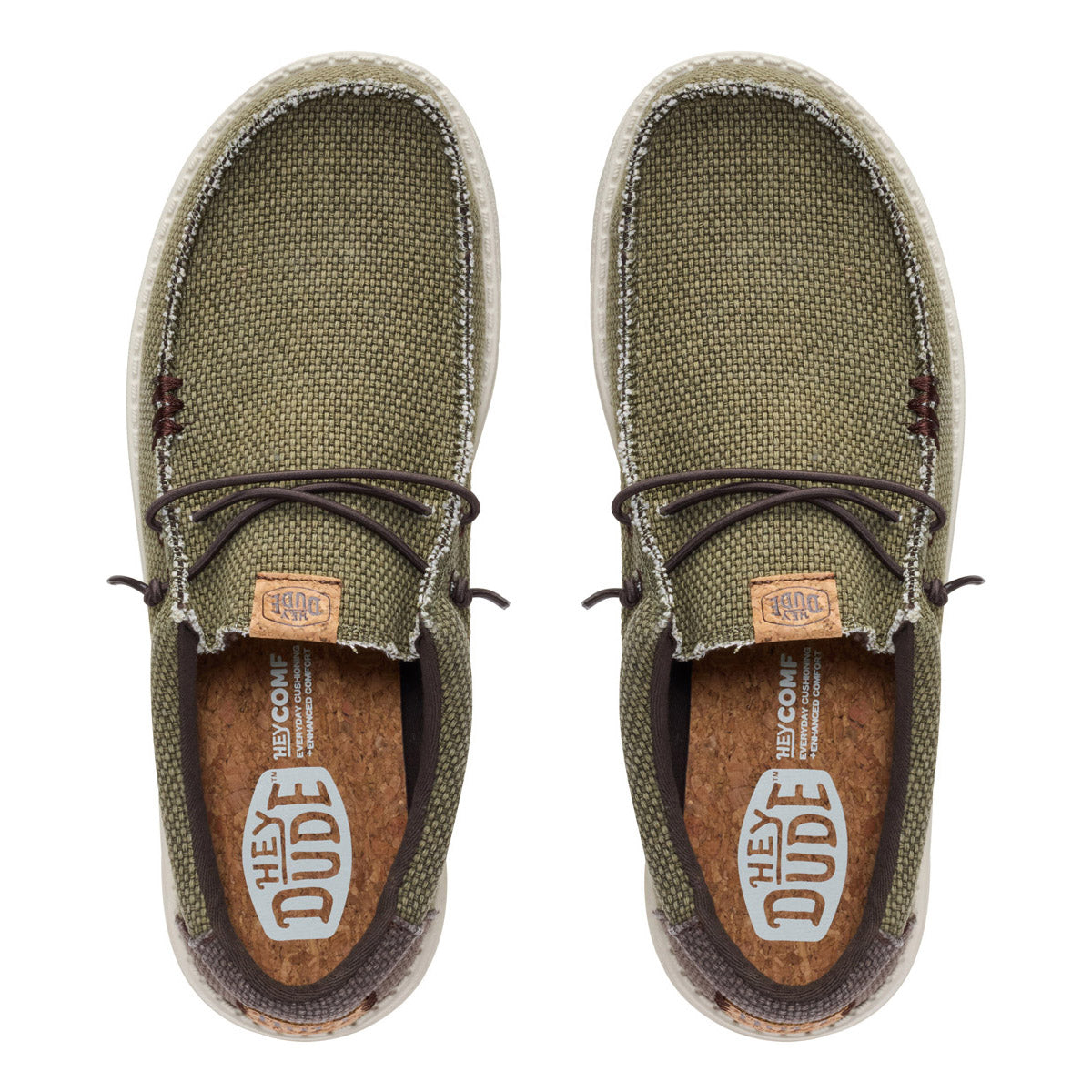 HEYDUDE Slip-On Unisex Wally Braided Burnt Olive 40003-3CI