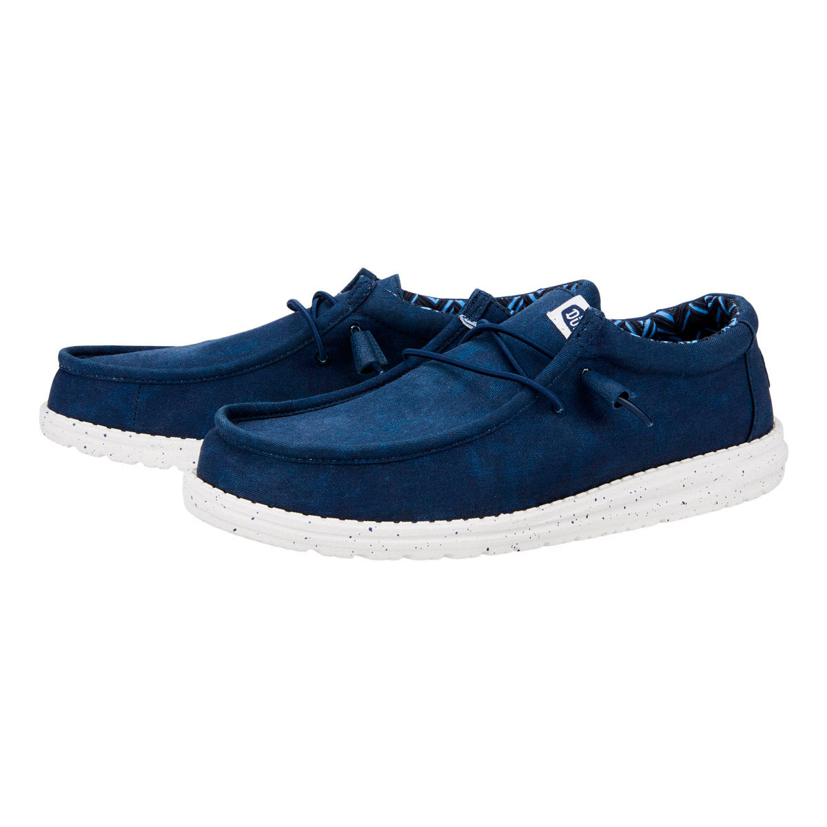 HEYDUDE Slip-On Unisex Wally Stretch Canvas Navy 40700-410
