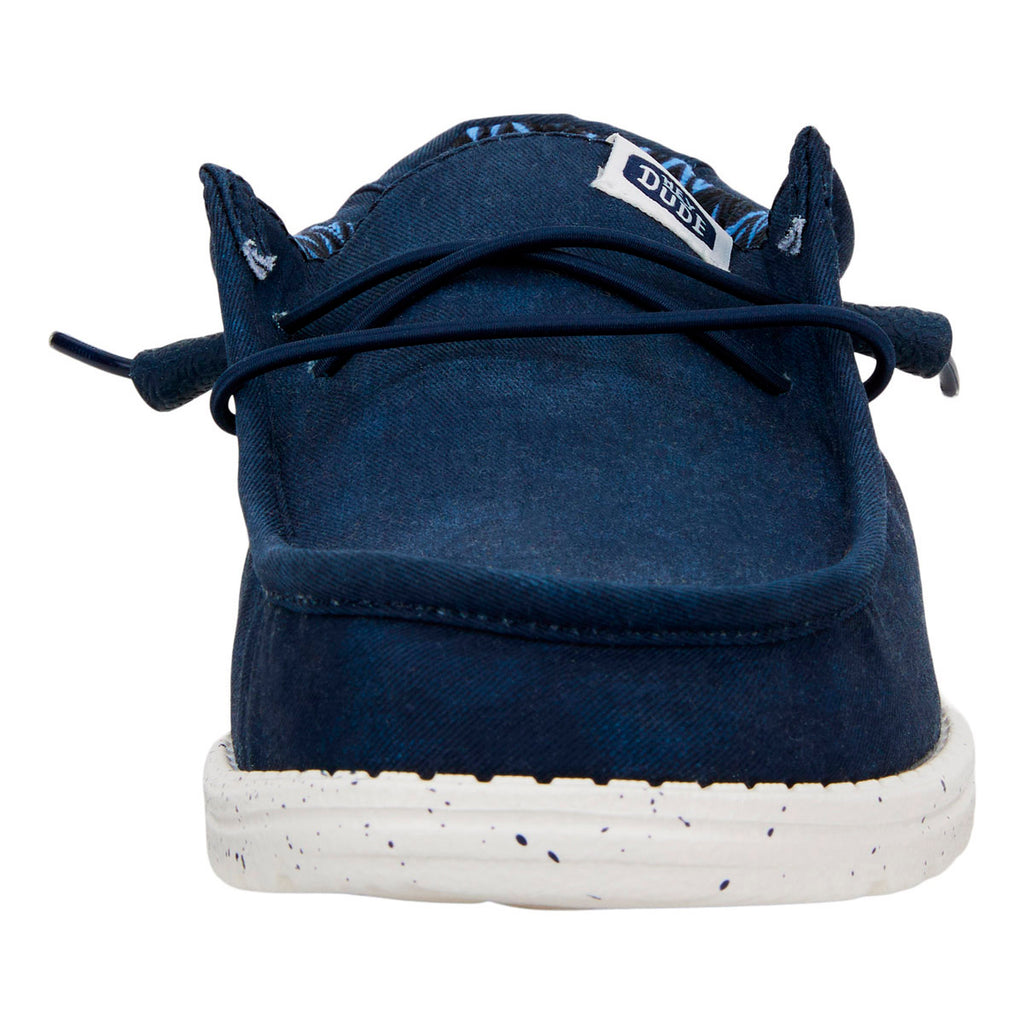 HEYDUDE Slip-On Unisex Wally Stretch Canvas Navy 40700-410