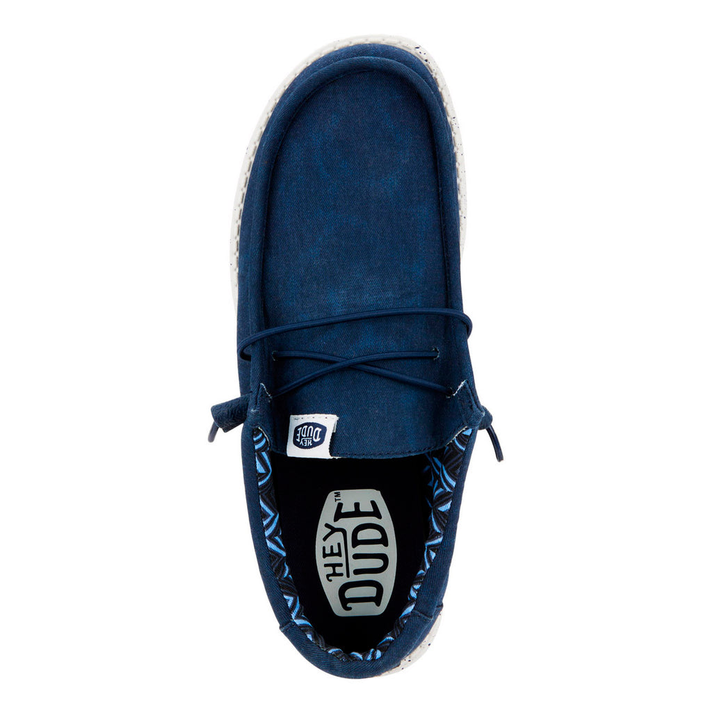 HEYDUDE Slip-On Unisex Wally Stretch Canvas Navy 40700-410