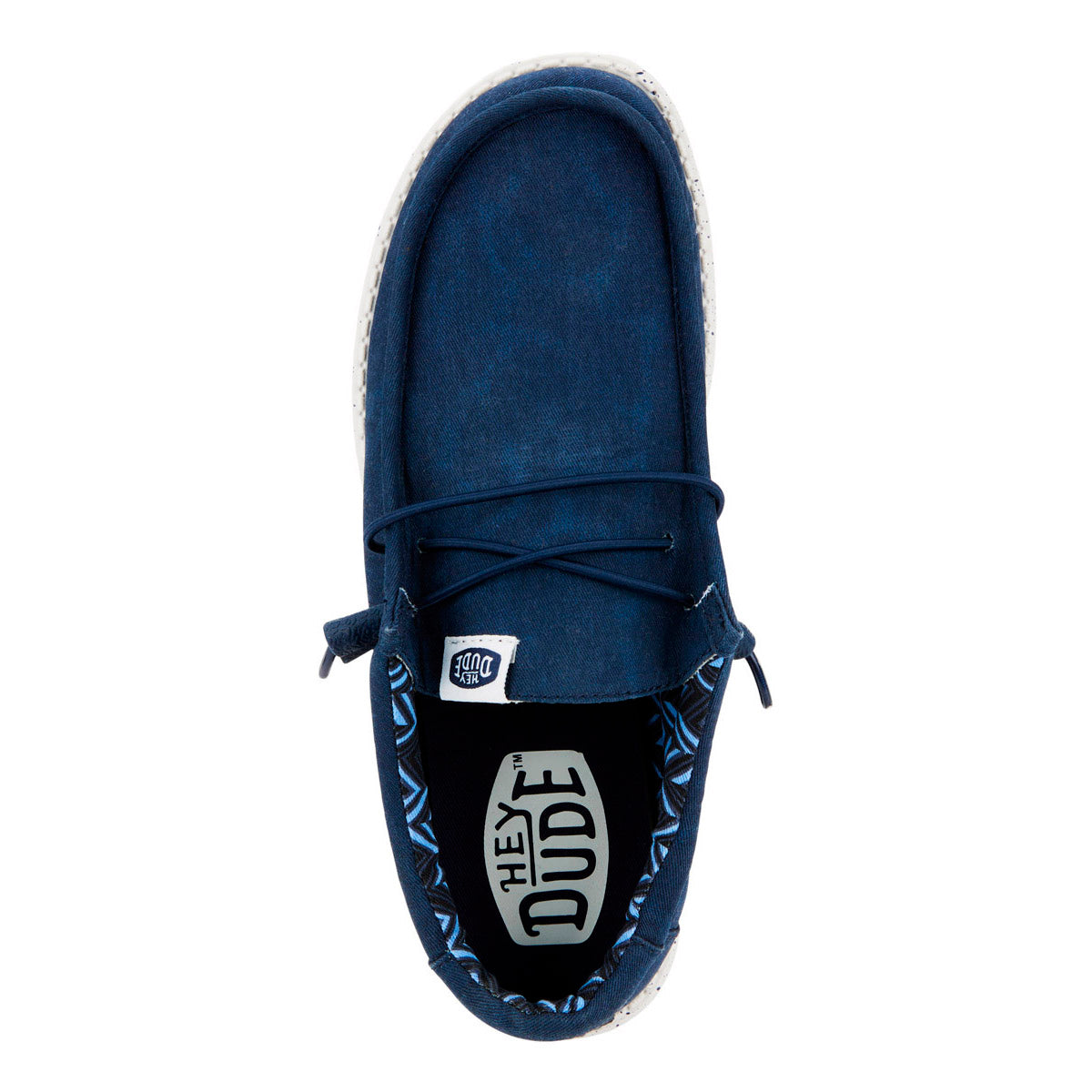 HEYDUDE Slip-On Unisex Wally Stretch Canvas Navy 40700-410