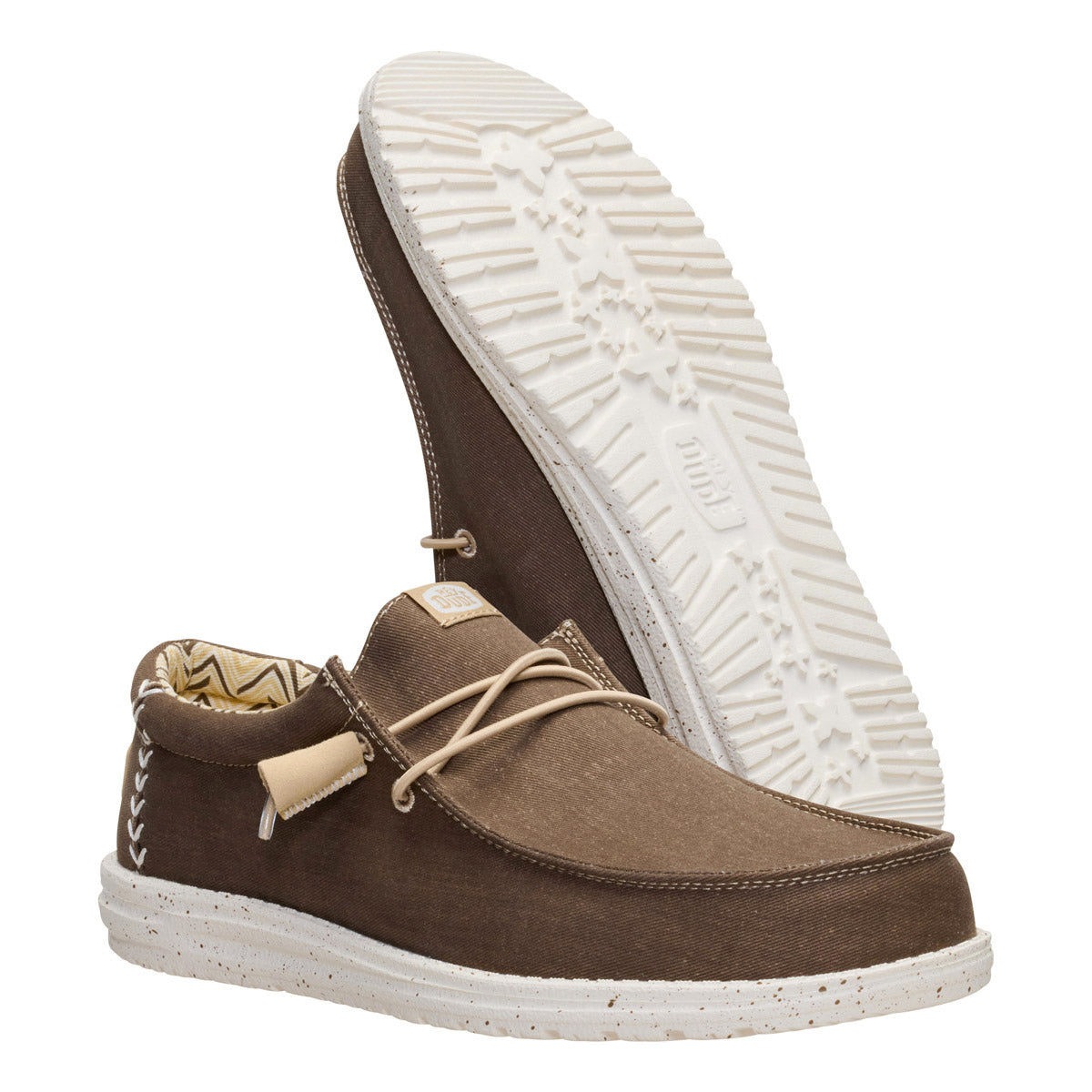 HEYDUDE Slip-On Unisex Wally Stretch Canvas Nut 40700-2LN