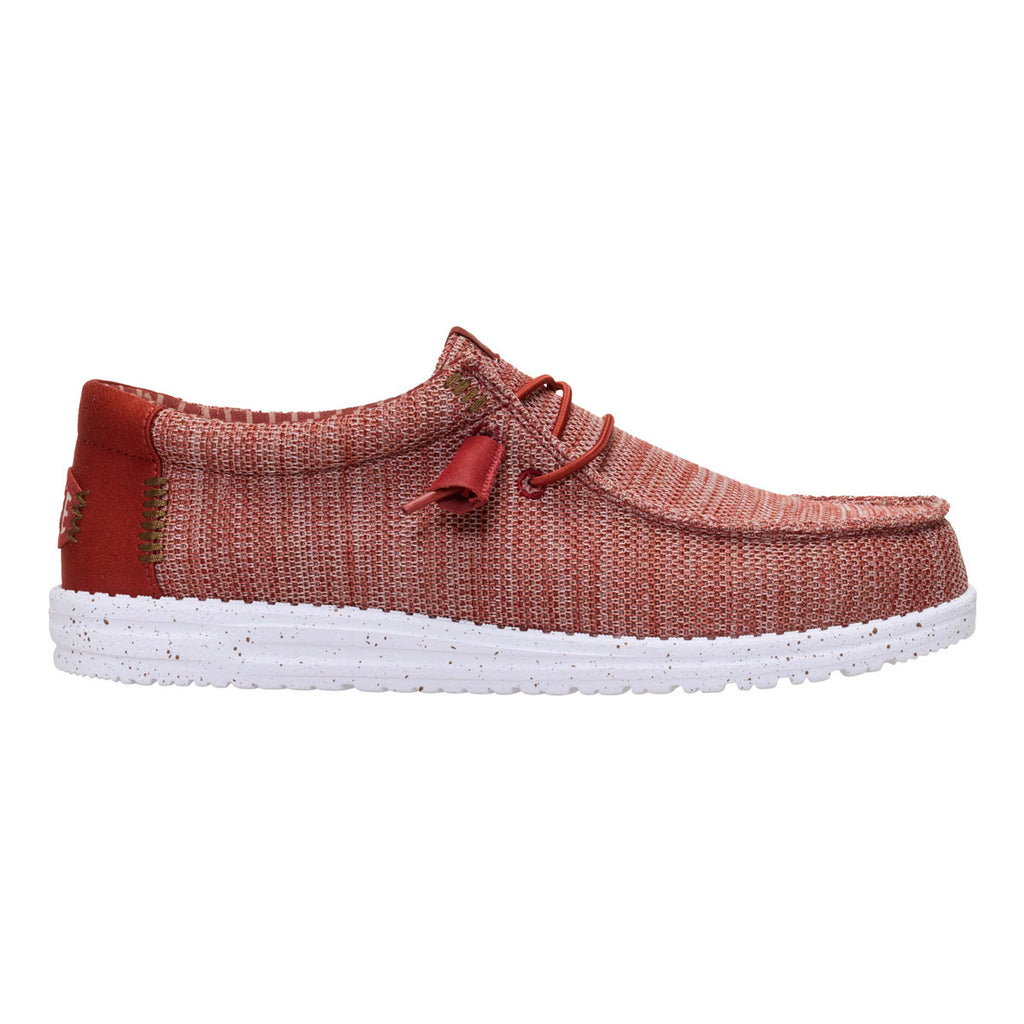 HEYDUDE Unisex Slip-On Wally Stretch Sox Burnt Red Multi 41898-7BI