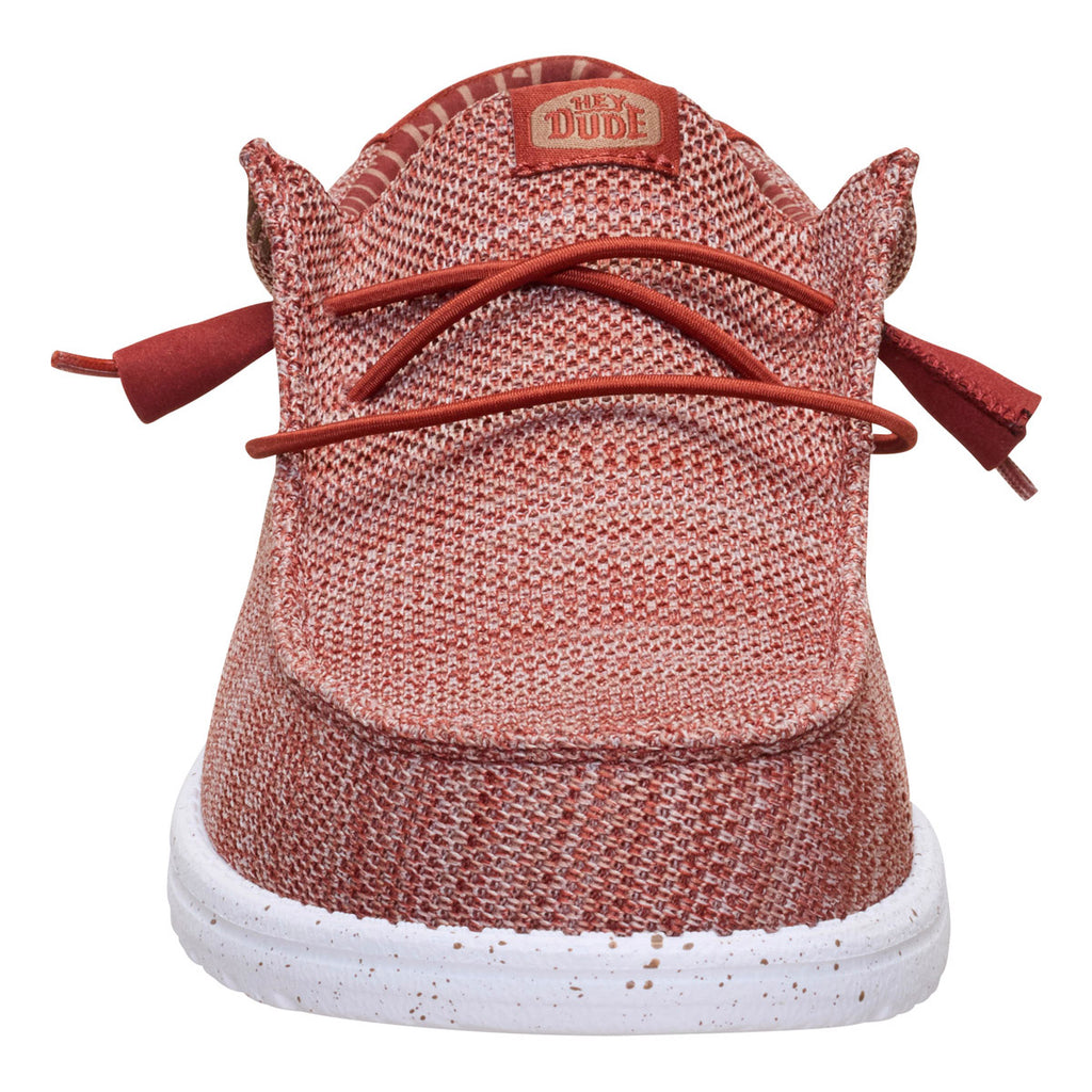 HEYDUDE Unisex Slip-On Wally Stretch Sox Burnt Red Multi 41898-7BI