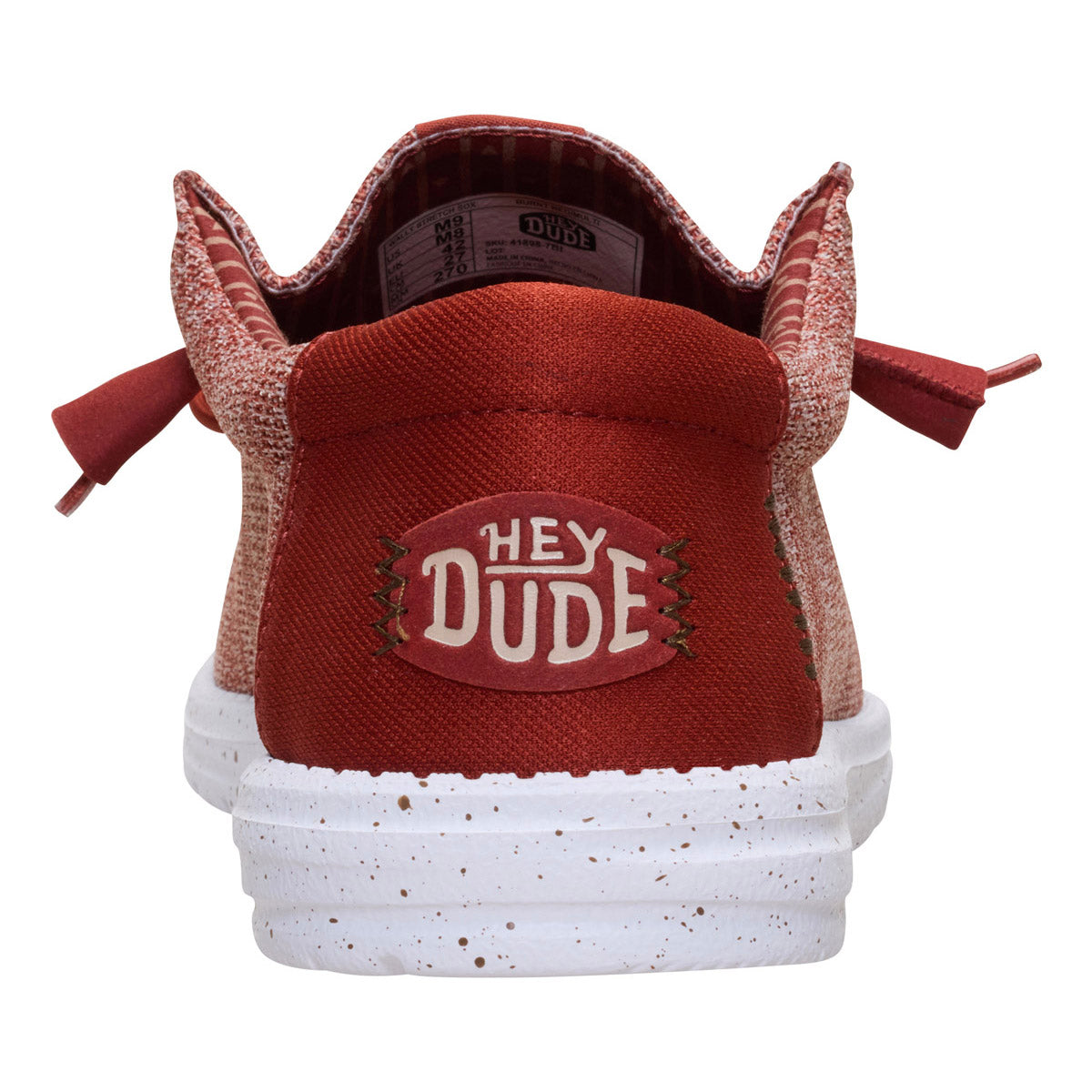 HEYDUDE Slip-On Unisex Wally Stretch Sox Burnt Red Multi 41898-7BI