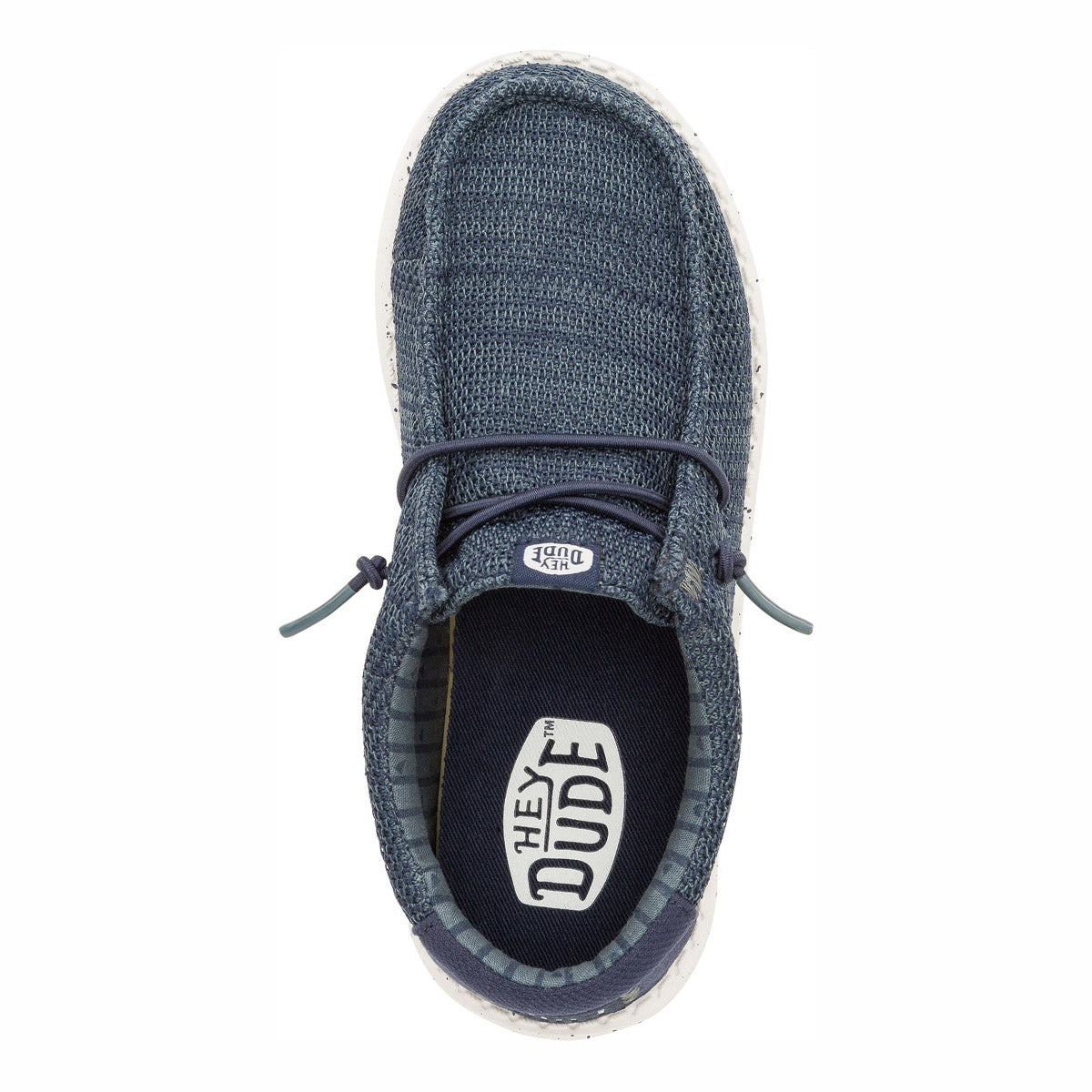 HEYDUDE Slip-On Youth Wally Y Stretch Sox Cream 42072A-410