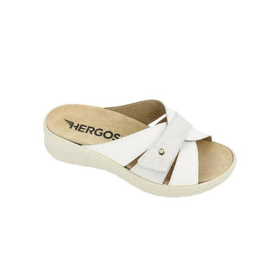 Hergos Ciabatte Donna Texas Bianco H3060