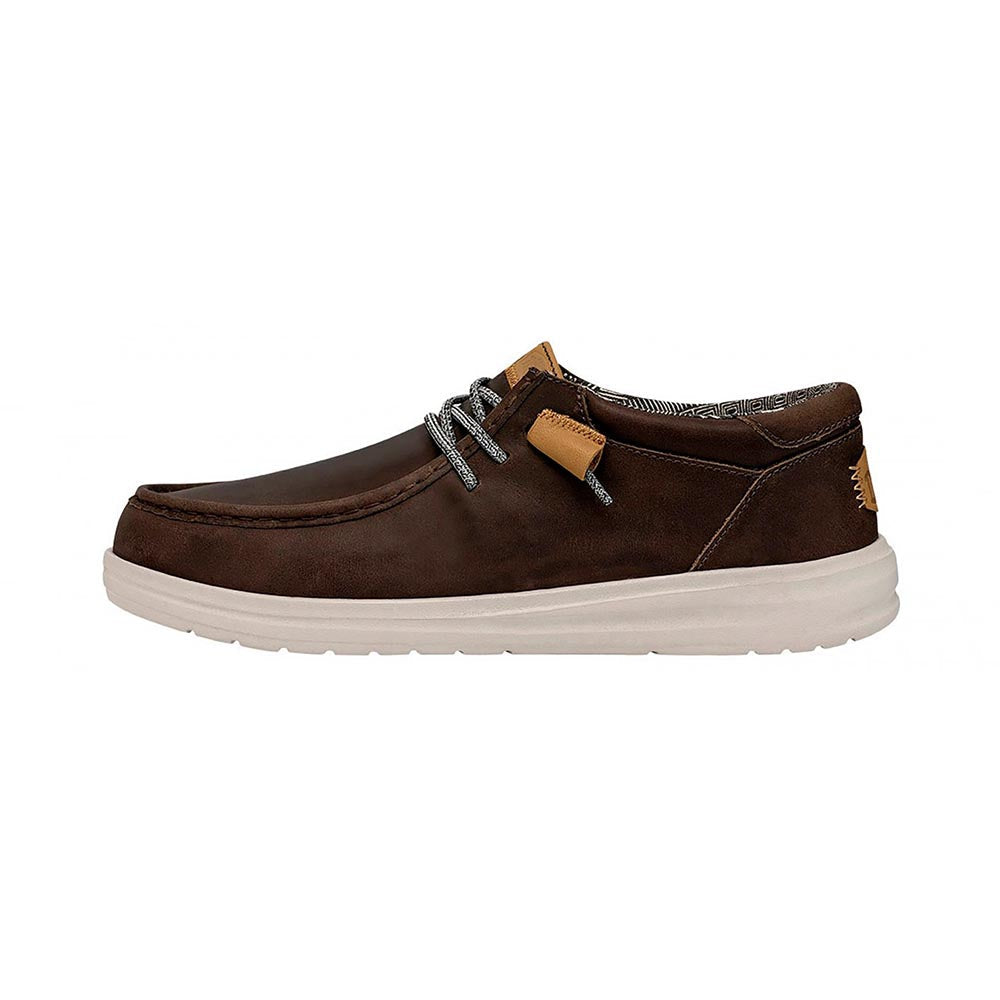 '- ["Hey Dude","Nuovo","Scarpe","Slip-on","Uomo"] - Hey Dude Wally Grip Craft Leather Shine Leo Grey - Lupis SRL
