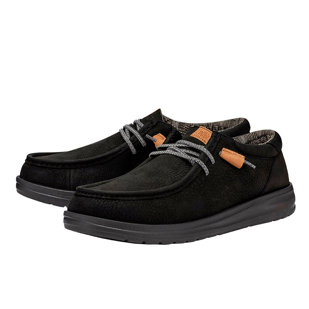 '- ["Hey Dude","Nuovo","Scarpe","Slip-on","Uomo"] - Hey Dude Wally Grip Craft Leather Black - Lupis SRL