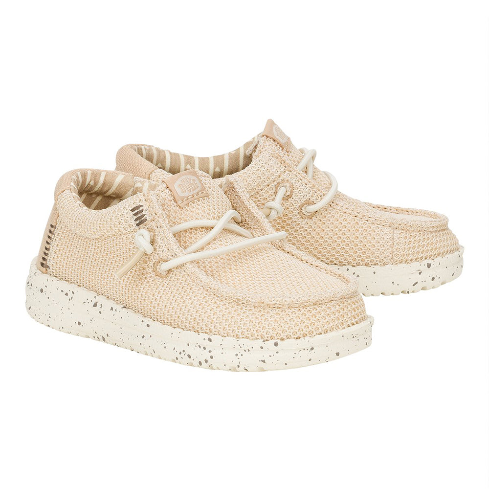 '- ["HEYDUDE","Kids","PE25","Scarpe","Scarpe sportive","Slip-on"] - HEYDUDE Wally T Stretch Sox Irish Cream Egret 42073-0LZ - Lupis SRL