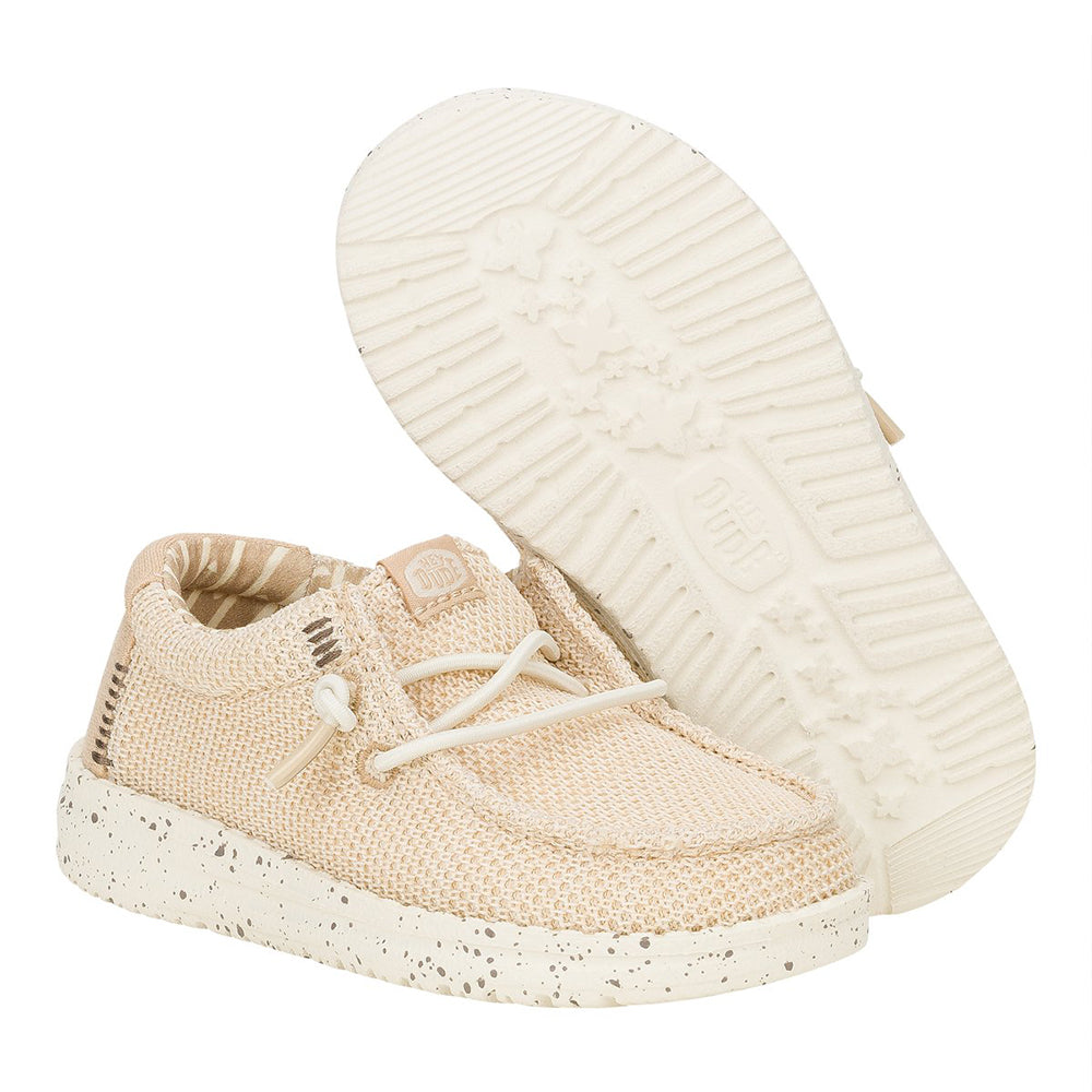 '- ["HEYDUDE","Kids","PE25","Scarpe","Scarpe sportive","Slip-on"] - HEYDUDE Wally T Stretch Sox Irish Cream Egret 42073-0LZ - Lupis SRL