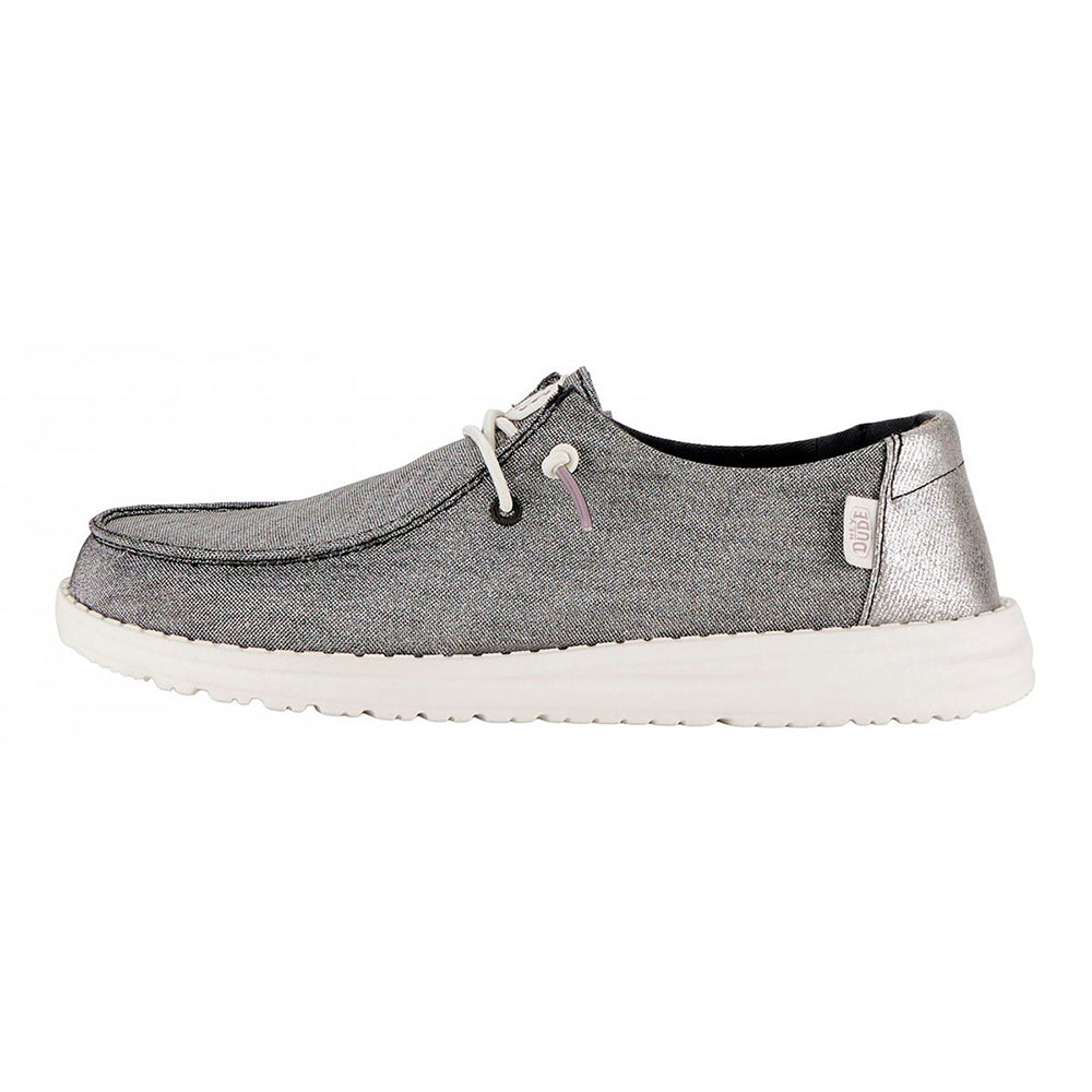 '- ["Hey Dude","PE25","Scarpe","Scarpe sportive"] - Hey Dude Wendy Metallic Sparkle Charcoal 41082-025 - Lupis SRL