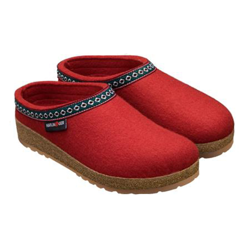 '- ["Donna","Haflinger","Nuovo","Pantofole","Scarpe","Ultima Taglia"] - Haflinger Franzl Rubin Wollfilz - Lupis SRL