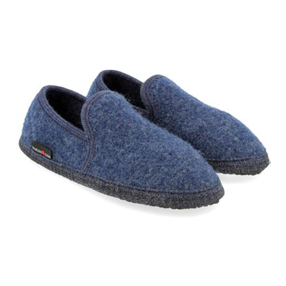 '- Donna, Haflinger, Nuovo, Pantofole, Scarpe, Unisex, Uomo - Haflinger Loafer Walk Uni Jeans Walkstoff - Lupis SRL