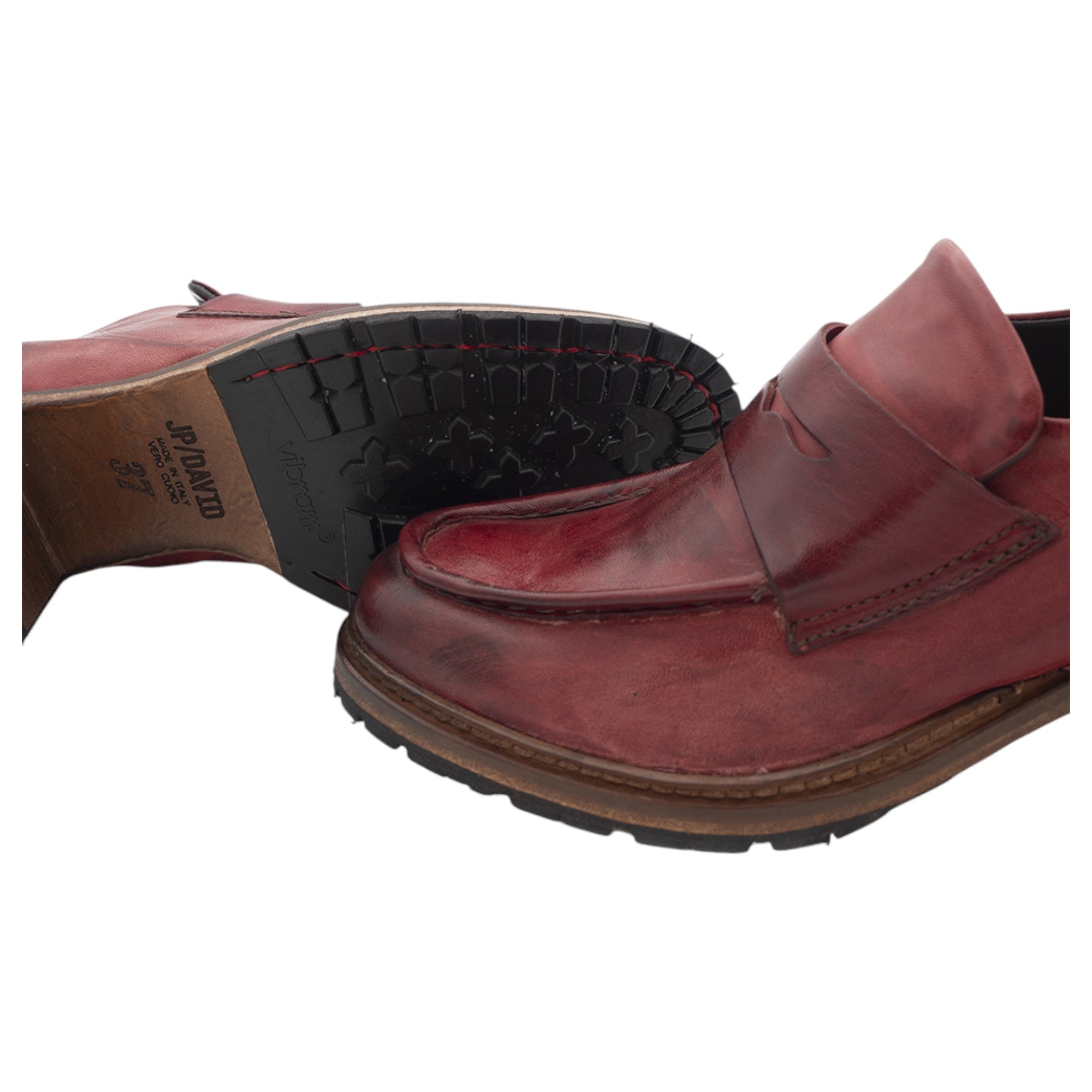 '- ["Accollata","Artigianato","Donna","JP\/DAVID","Scarpe"] - JP/DAVID 35165 170 Papua Chili Oil Red - Lupis SRL