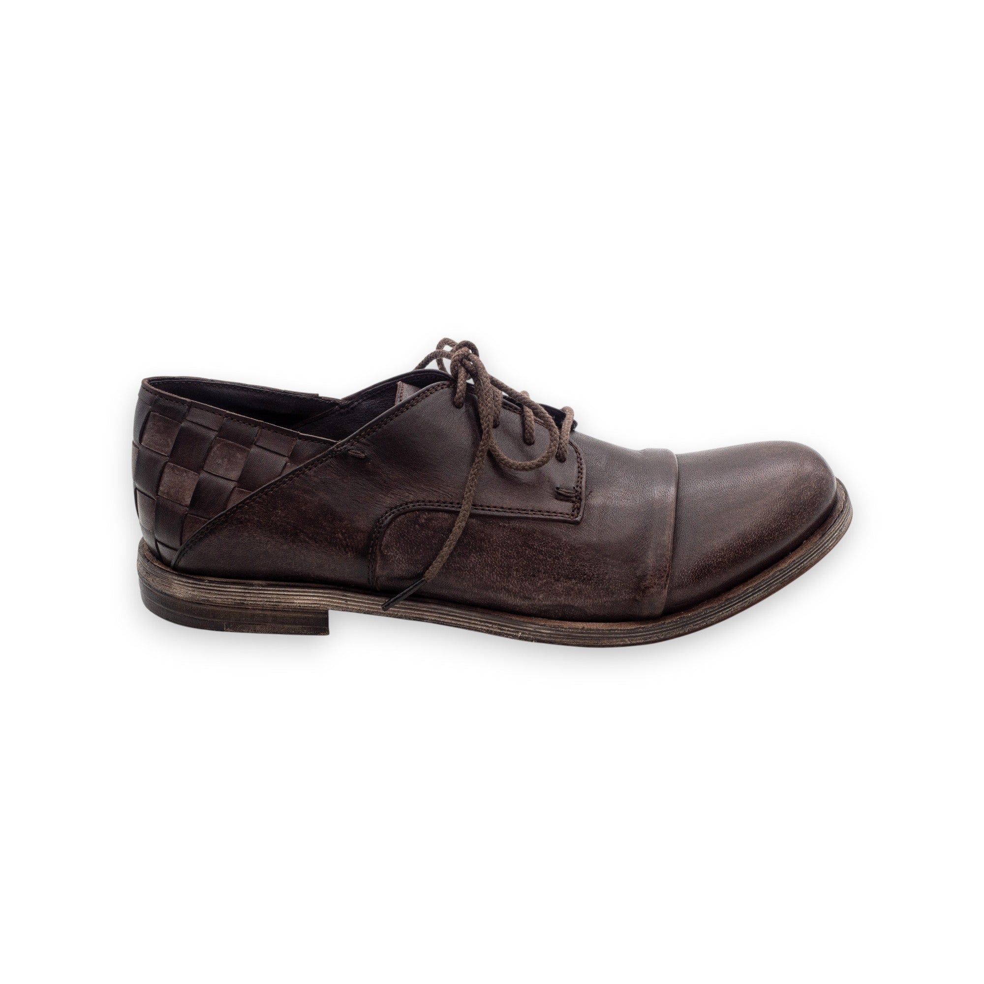 JP/DAVID Men's Papua Bronzed Washed Woven Lace-up Shoe 2580-380-7