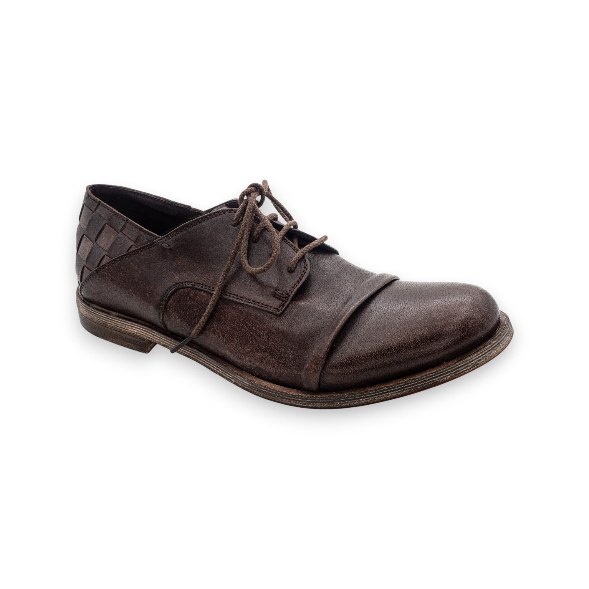 JP/DAVID Scarpa Stringata Uomo Papua Intreccio Bronzato Slavato 2580-380-7