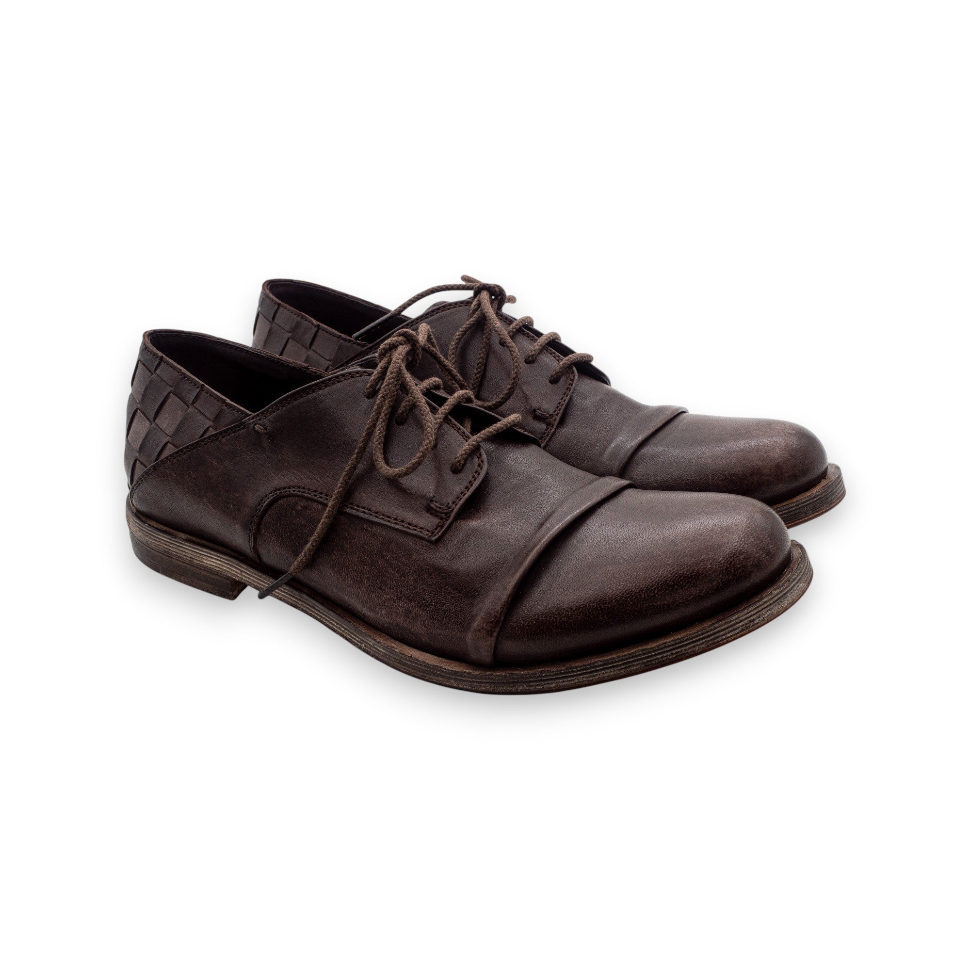 JP/DAVID Scarpa Stringata Uomo Papua Intreccio Bronzato Slavato 2580-380-7