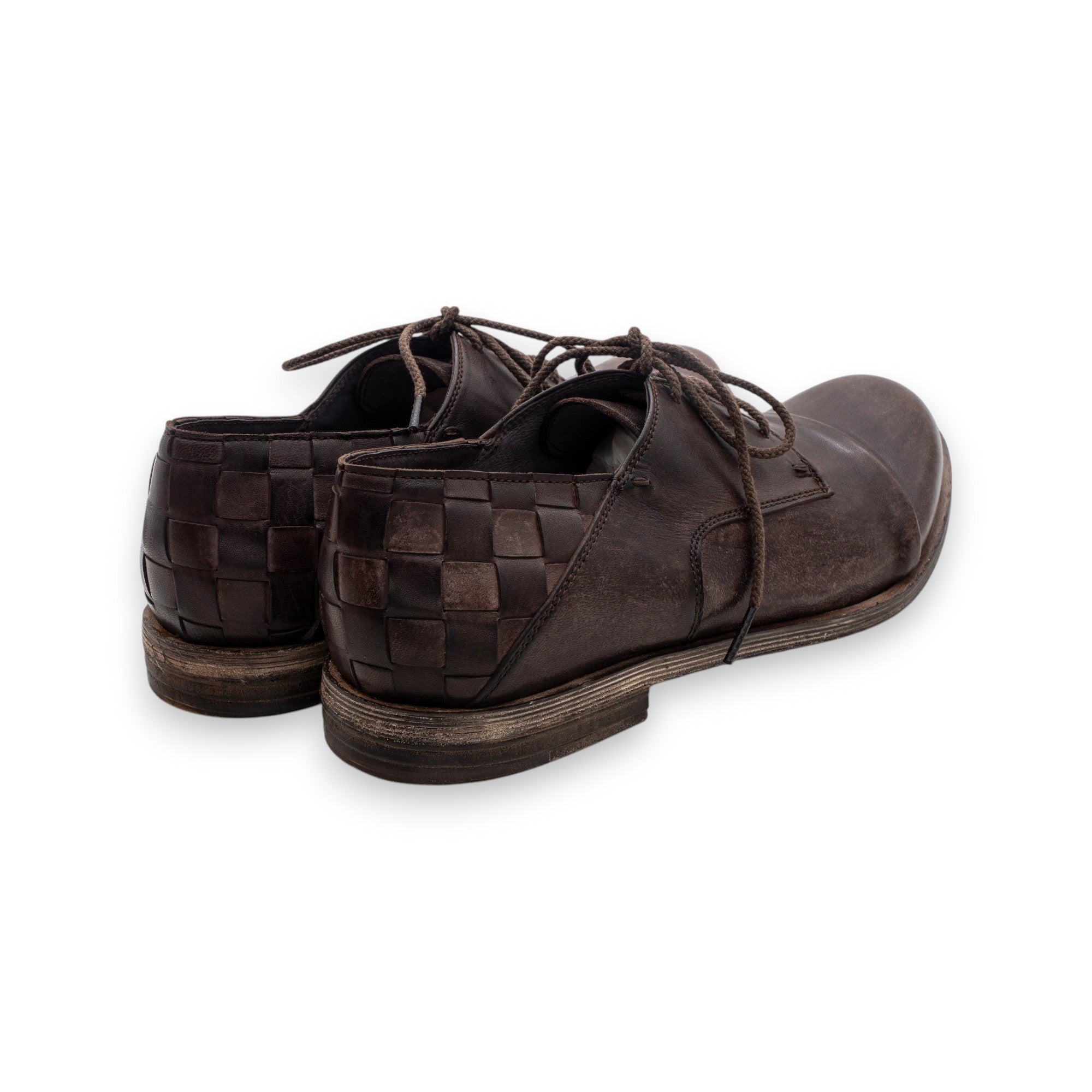 JP/DAVID Scarpa Stringata Uomo Papua Intreccio Bronzato Slavato 2580-380-7