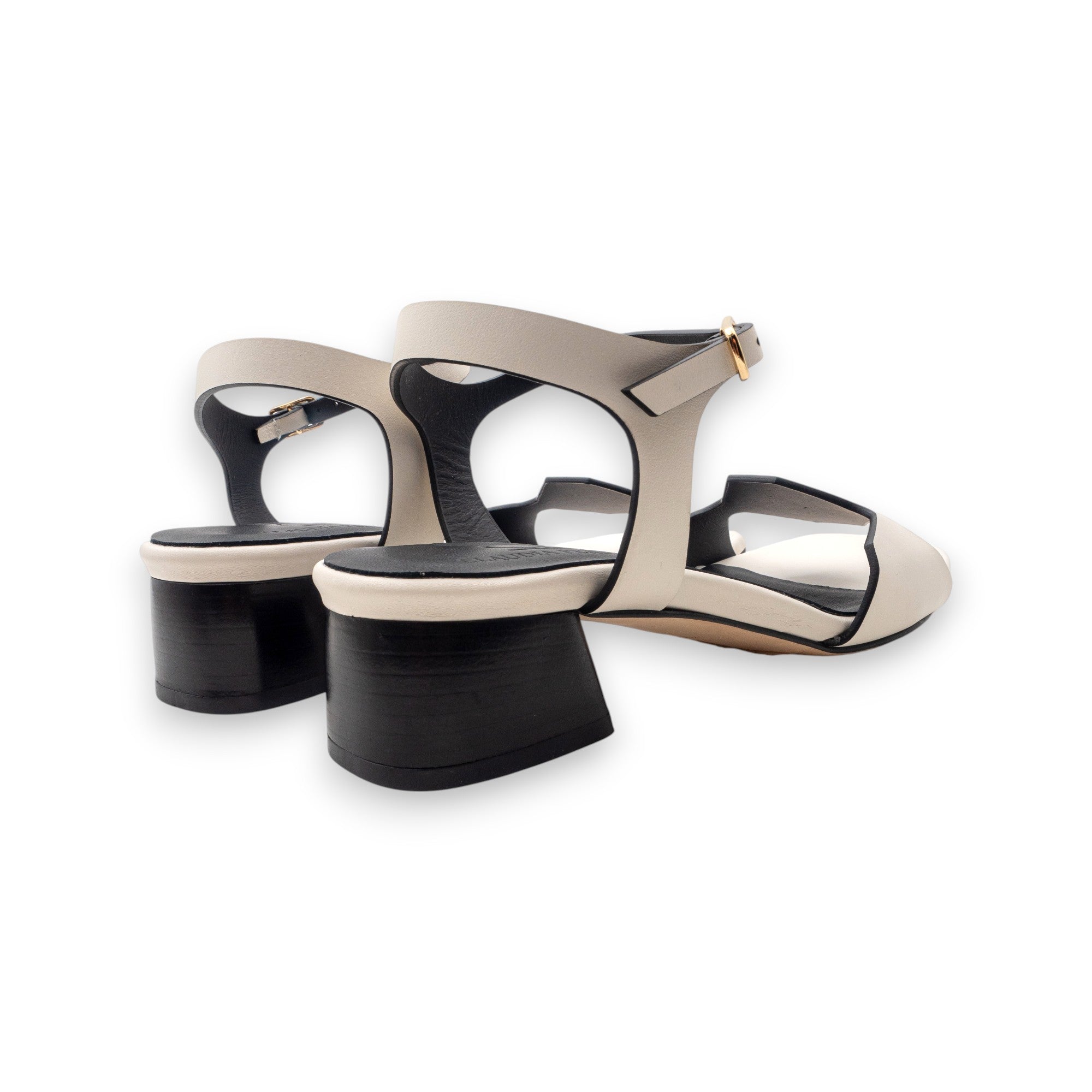 Kalos Women's Calf Leather Sandals Milk KA2609-MILK