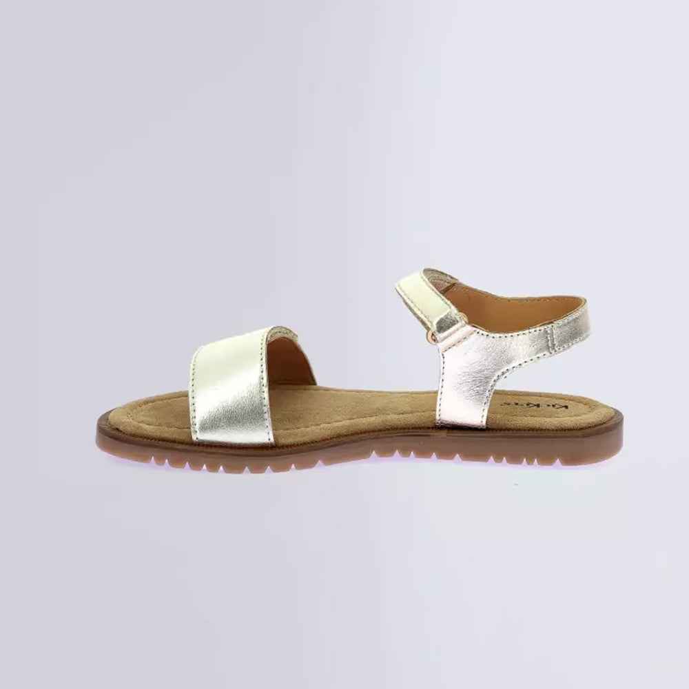 '- ["Kickers","Kids","PE25","Sandali","Scarpe","Toddler"] - Kickers Kick Braida Sheep Metal Gold - Lupis SRL