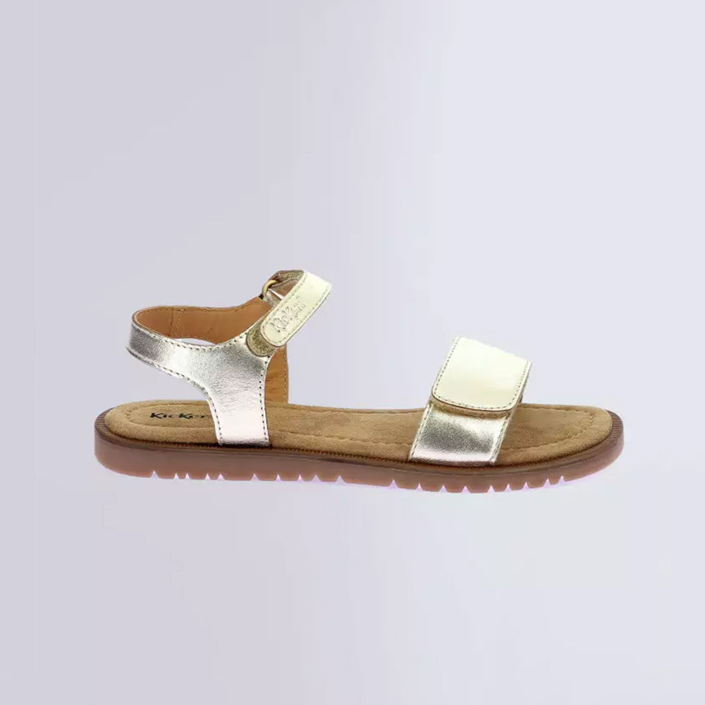 '- ["Kickers","Kids","PE25","Sandali","Scarpe","Toddler"] - Kickers Kick Braida Sheep Metal Gold - Lupis SRL