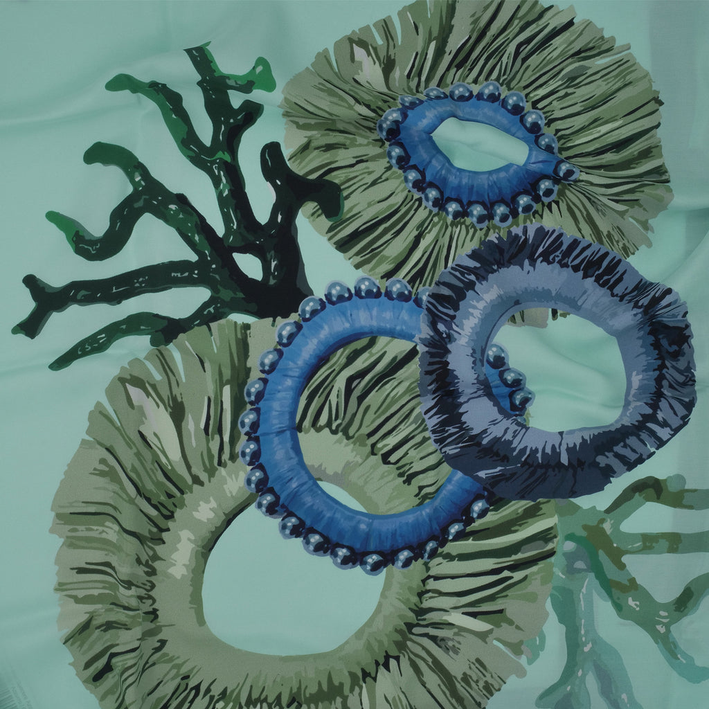 '- ["Accessori","Donna","Kontessa","Nuovo"] - Kontessa Foulard Suocera Azzurro 9208 - Lupis SRL