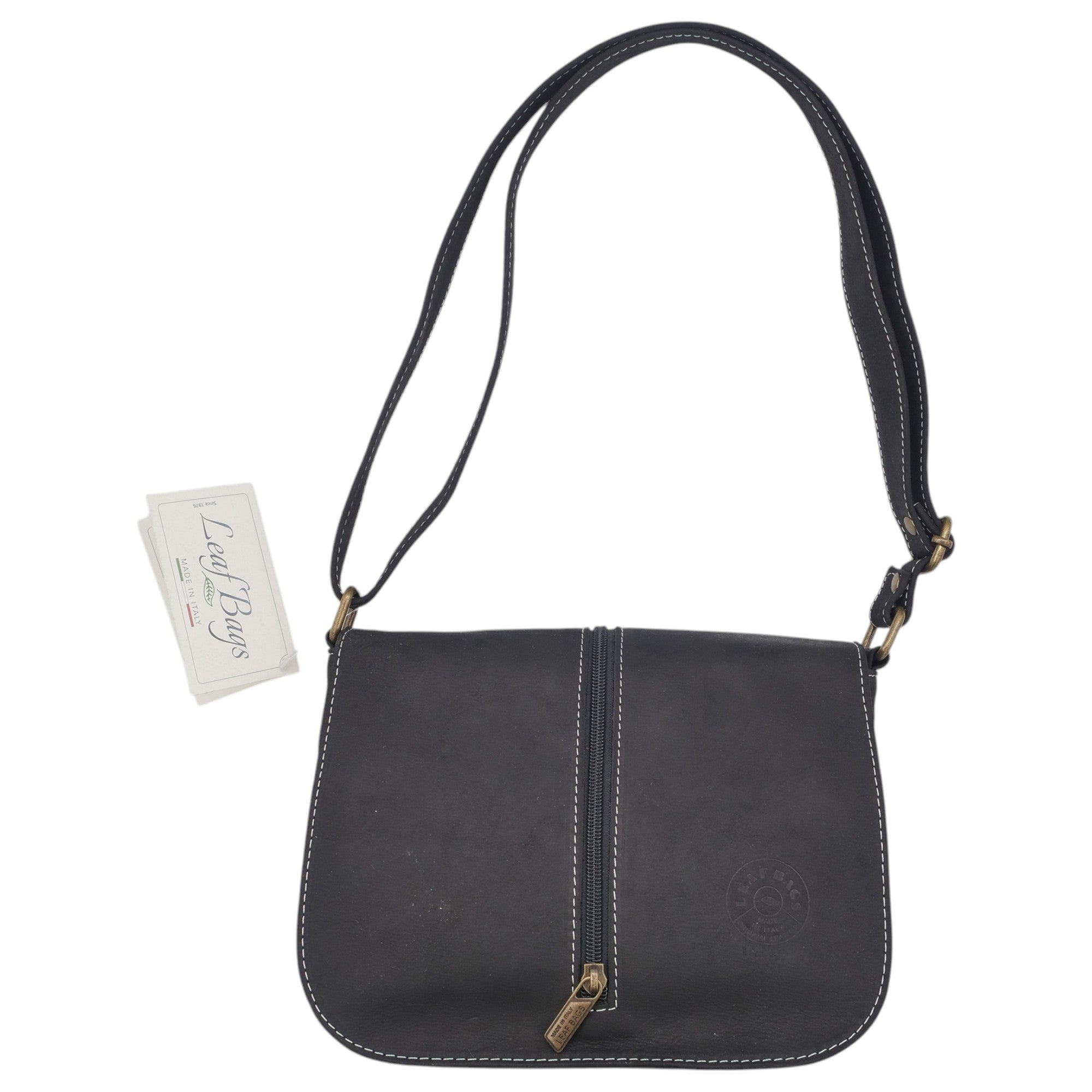 '- ["Accessori","Artigianato","Borse","Donna","Leaf Bags","Nuovo"] - Leaf Bags Postina Nero 3433 - Lupis SRL