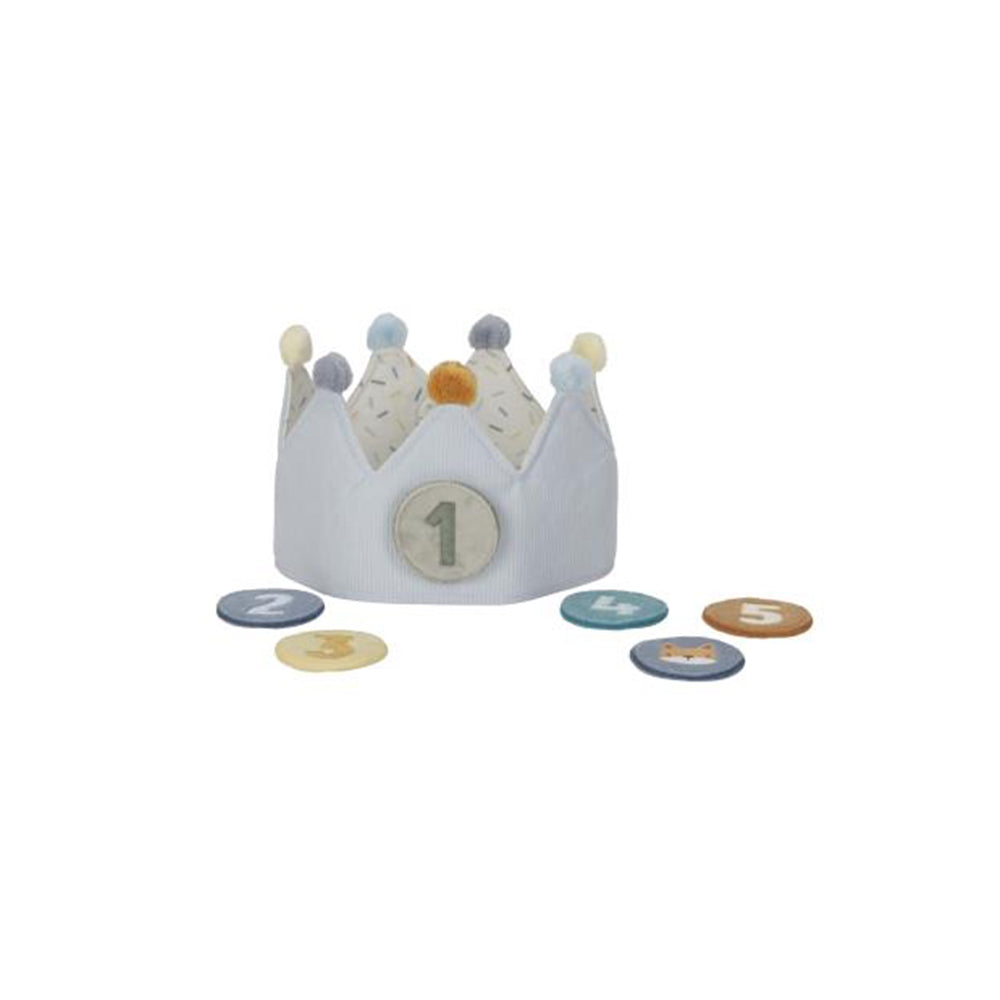 '- ["Accessori","FW25","Giocattoli","Infant","Kids","Little Dutch","Toddler"] - Giocattolo Little Dutch Corona Compleanno con numeri blu LD45162 - Lupis SRL